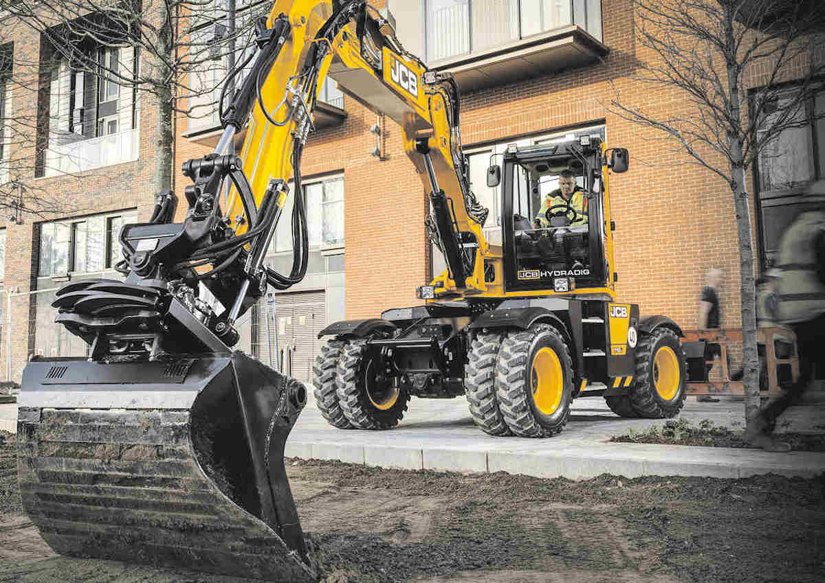 JCB Hydradig 110W Mobilbagger neu kaufen bei Niklaus Baugeräte