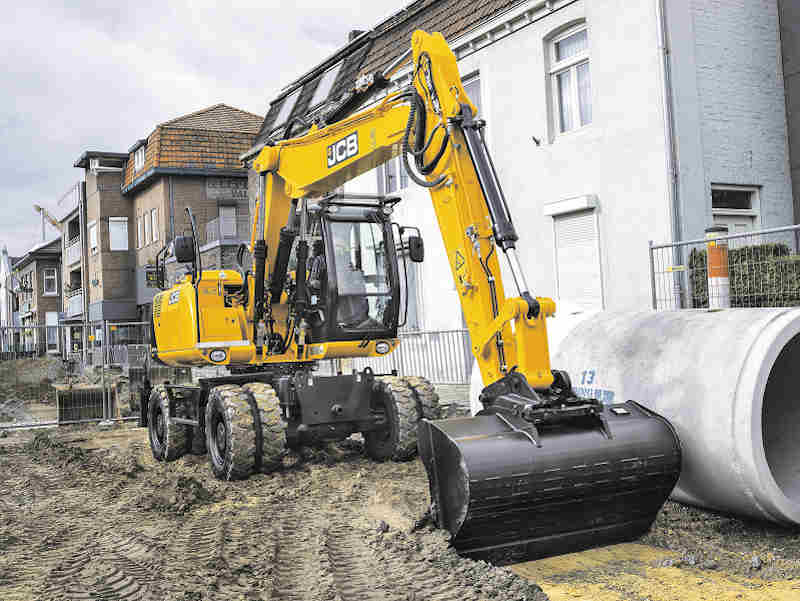 JCB JS 145 W Plus Mobilbagger neu kaufen bei Niklaus Baugeräte