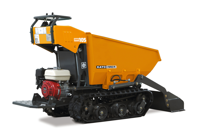 KATO Carry 105 Minidumper für den Einsatz am Bau und Galabau