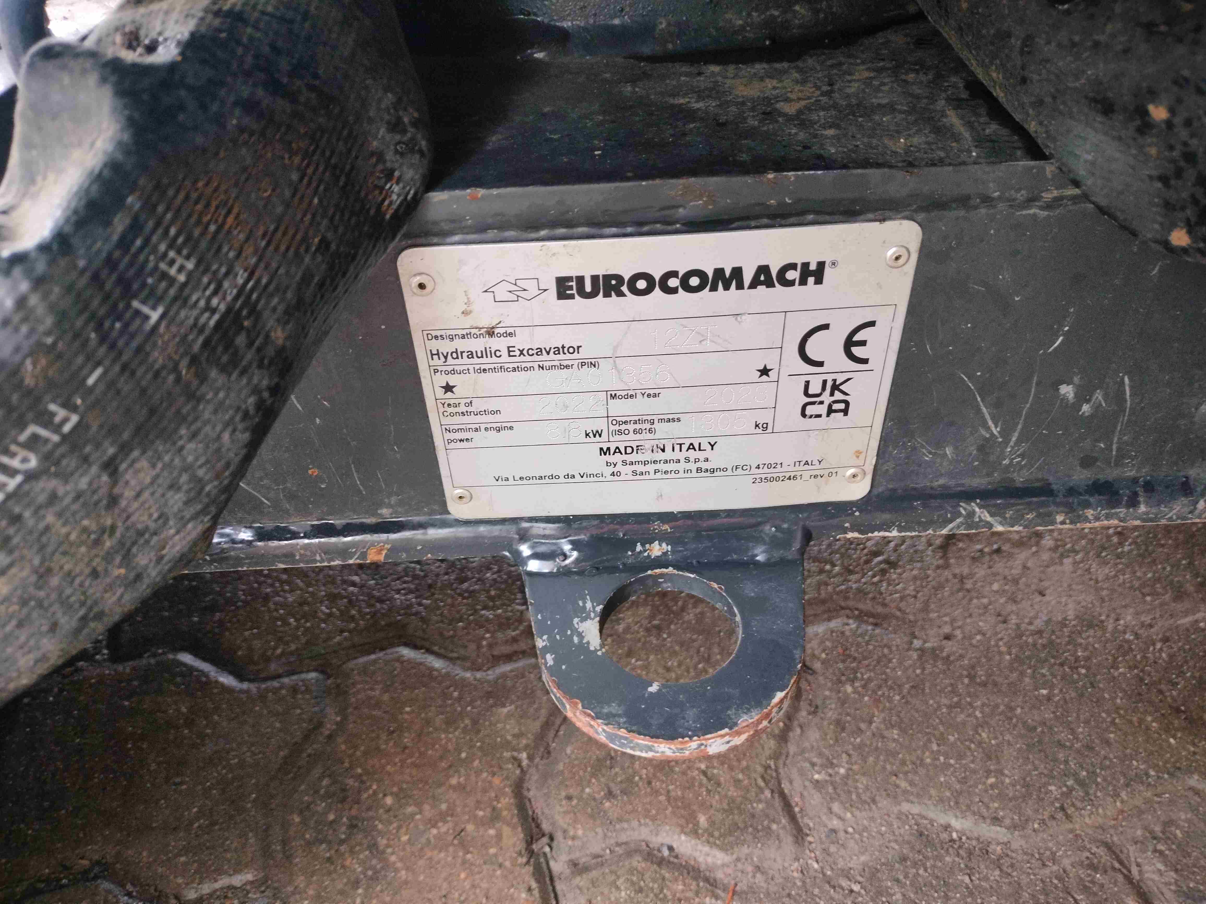 Minibagger EUROCOMACH ES 12 ZT Minibagger EUROCOMACH ES 12 ZT gebraucht kaufen