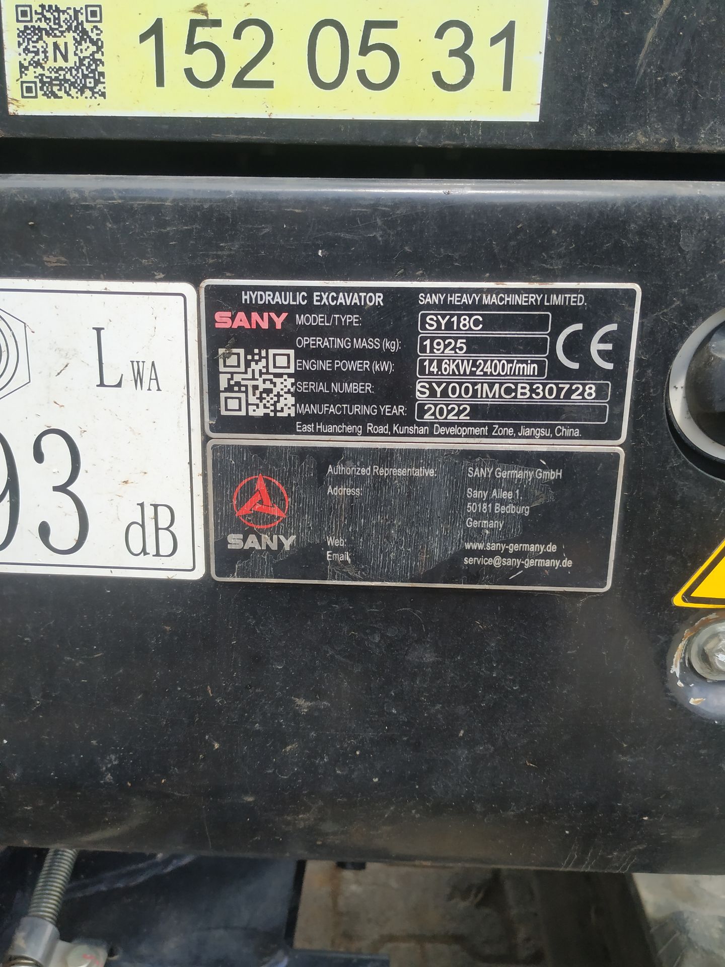 Minibagger SANY SY 18C gebraucht kaufen