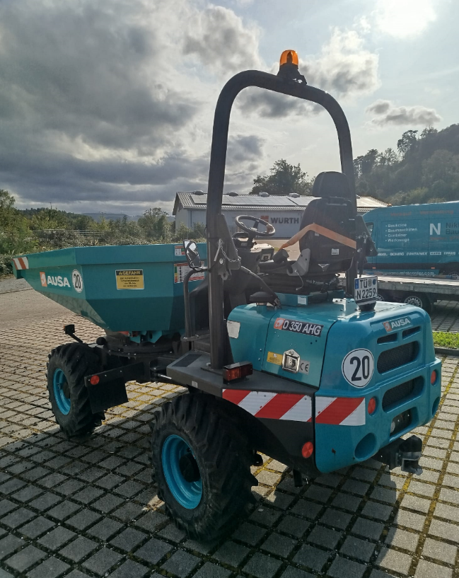 Raddumper Ausa D350 AHG Drehmulde - Vohrführmaschine