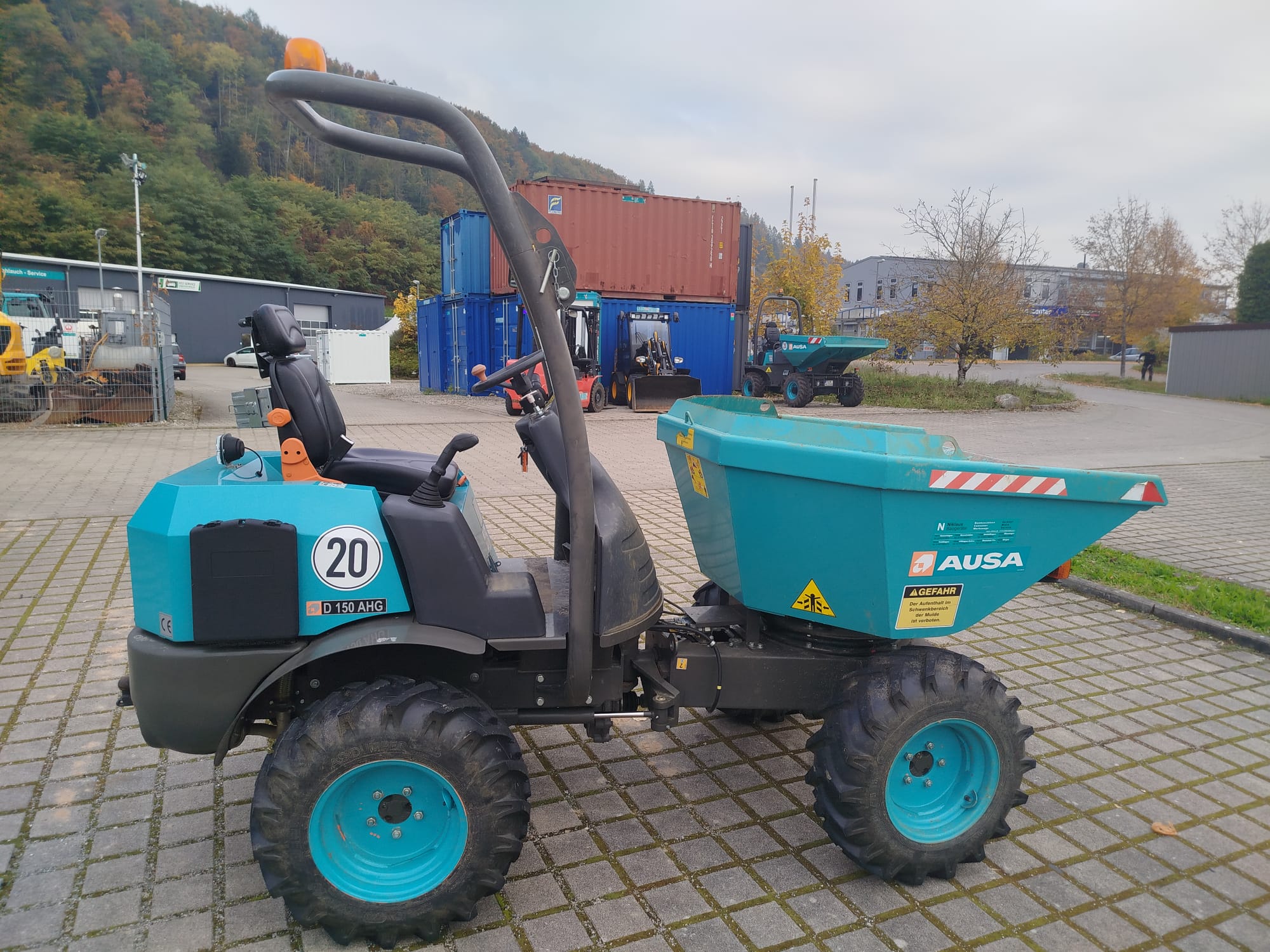Raddumper Ausa D150 AHG Drehmulde