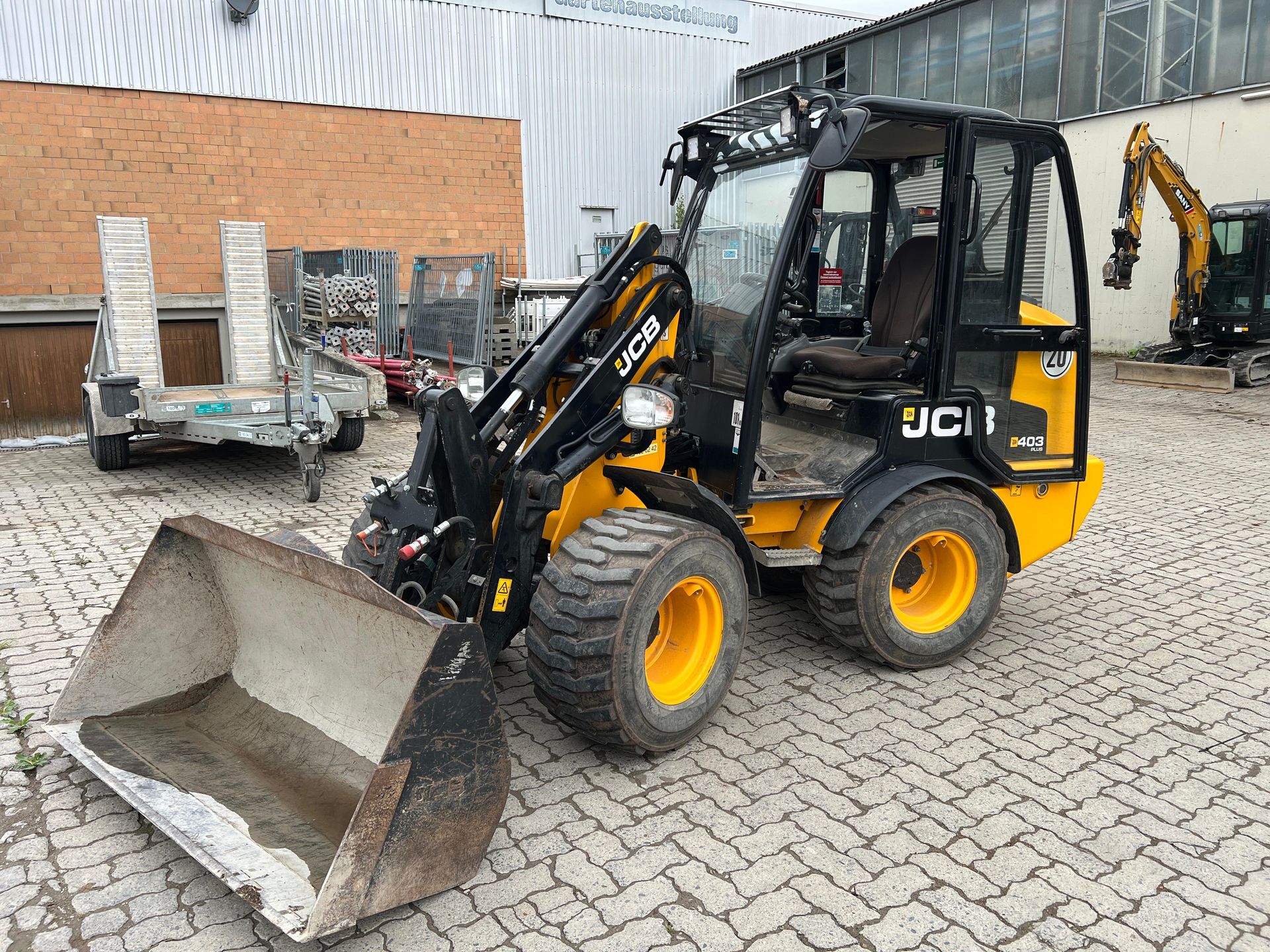 Radlader JCB 403C Plus mit Kabine
