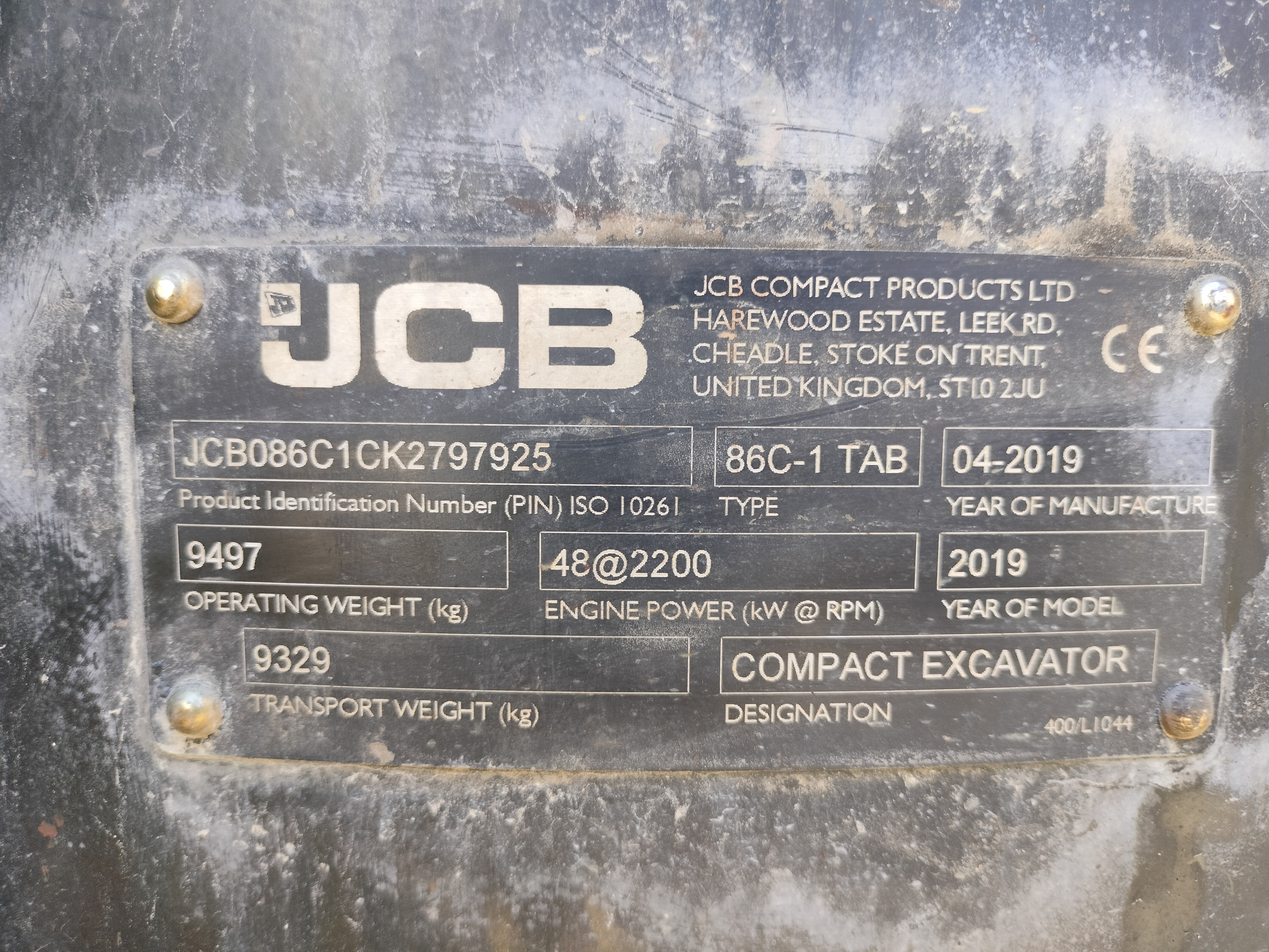 JCB 86C-1 TAB mit Powertilt gebraucht kaufen