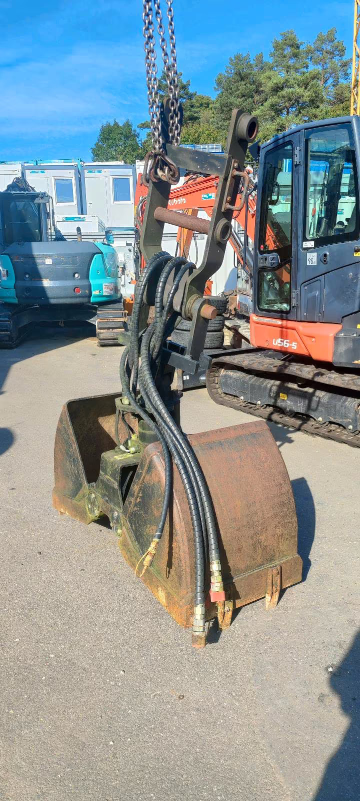 Kinshofer Zweischalengreifer 07F180 mit Rotator Kinshofer Zweischalengreifer 07F180 mit Rotator gebraucht kaufen