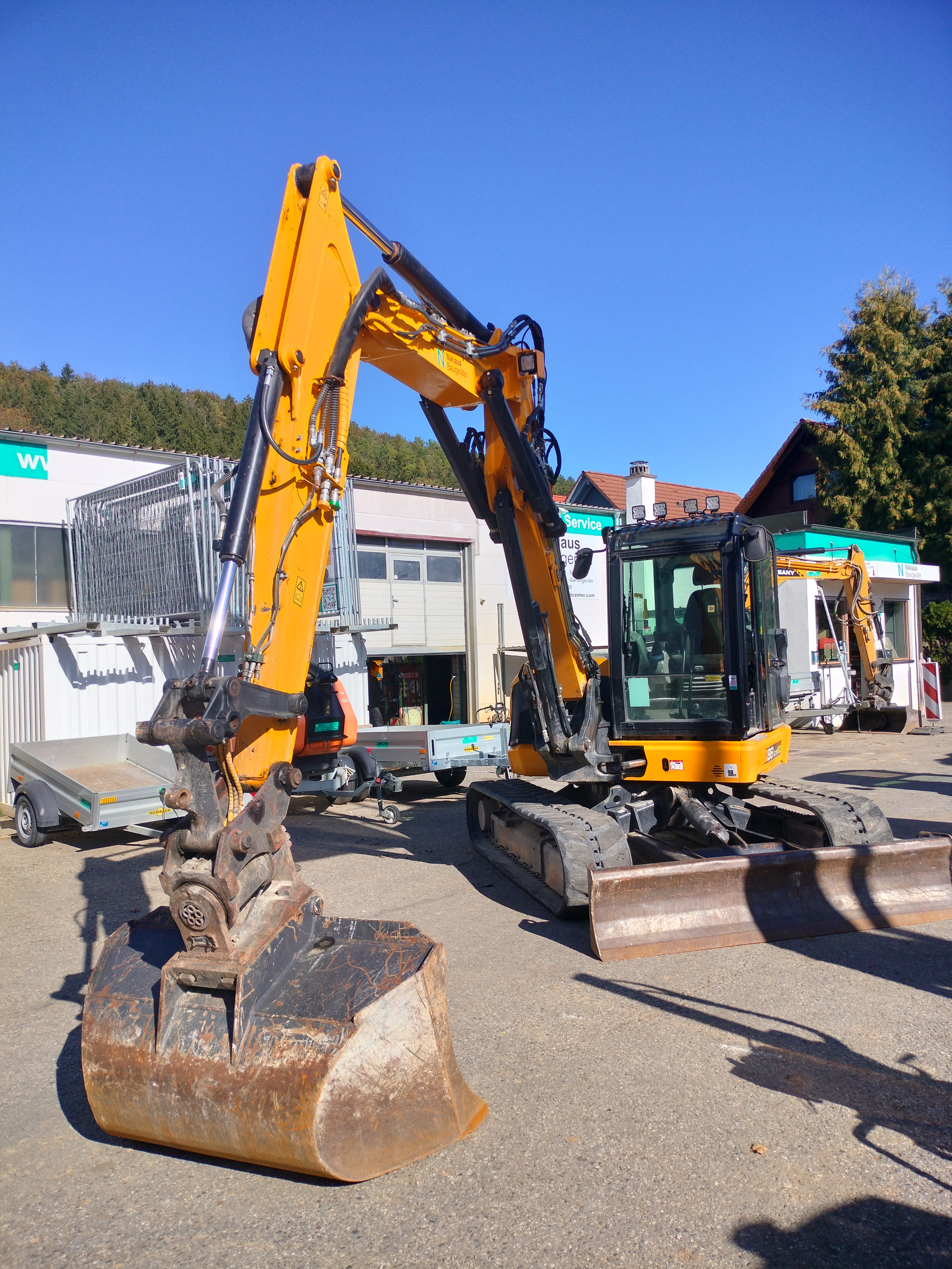 Minibagger JCB 86C-1 TAB Tilt Minibagger JCB 86C-1 TAB mit Powertilt gebraucht kaufen
