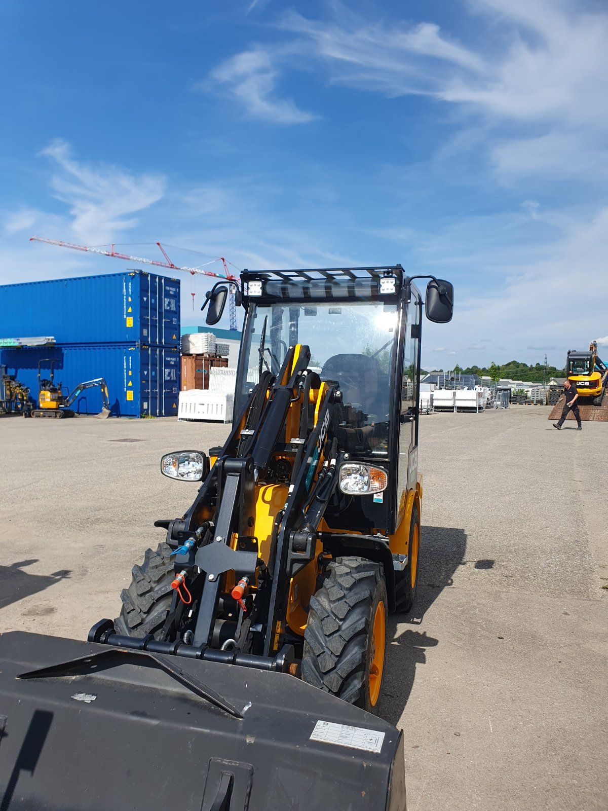 Radlader/Hoflader/Knicklader JCB 403 Plus mit Schmalbereifung Vorführmaschine Radlader/Hoflader/Knicklader JCB 403 Plus mit Schmalbereifung Vorführmaschine gebraucht kaufen