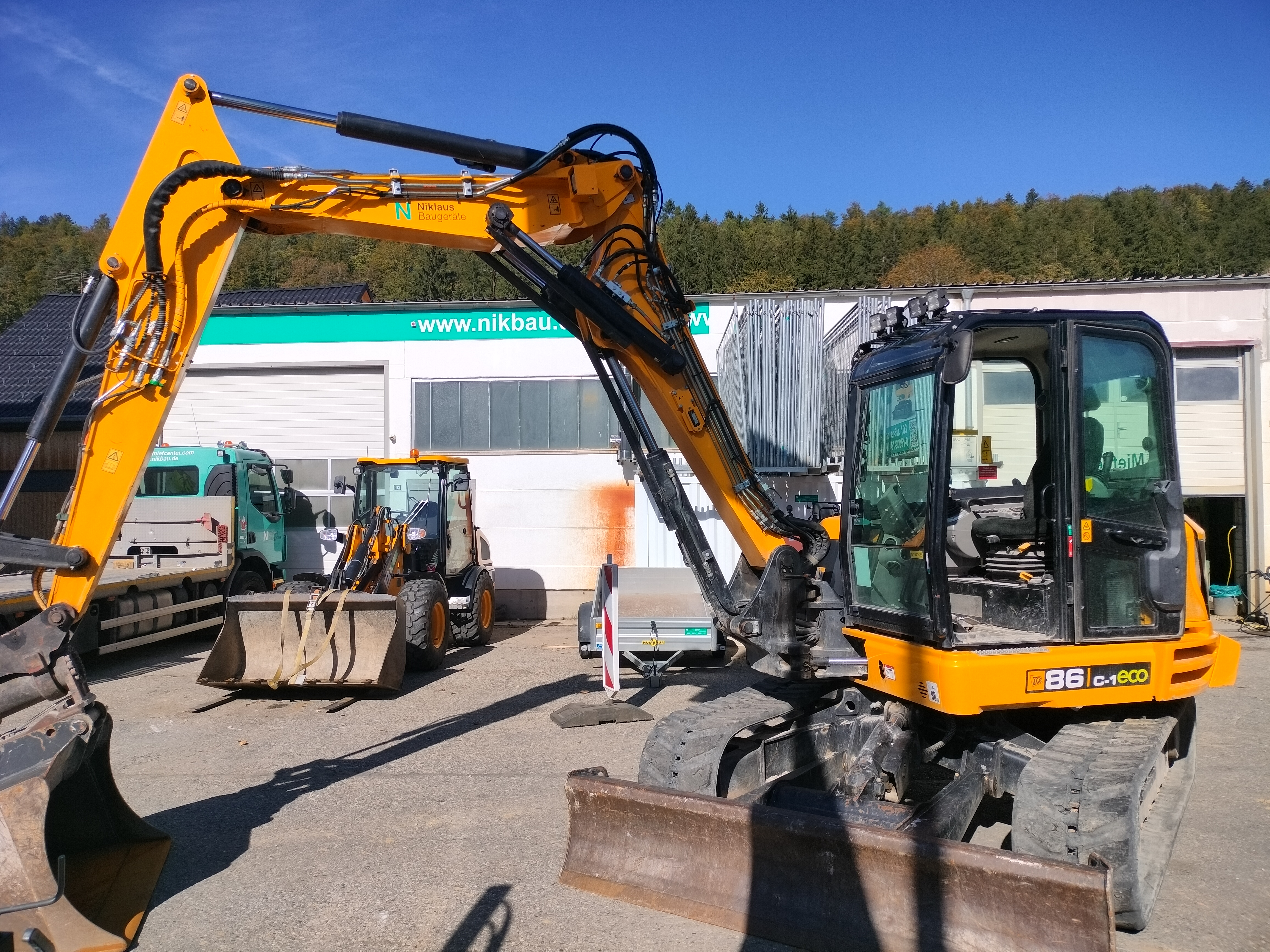Minibagger JCB 86C-1 TAB Tilt Minibagger JCB 86C-1 TAB mit Powertilt gebraucht kaufen