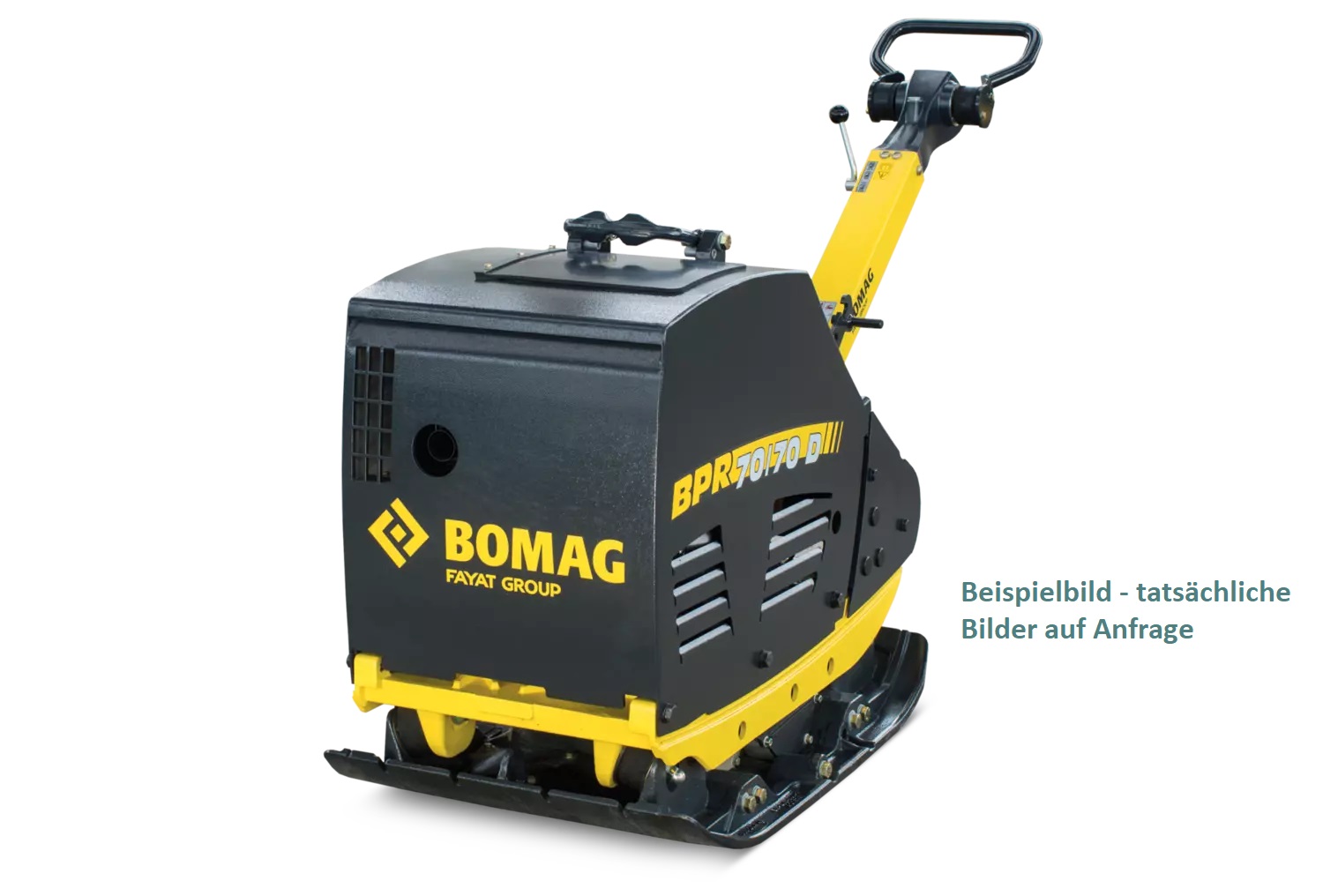 Rüttelplatte BOMAG BPR 70/70 D/E mit Verdichtungsanzeige