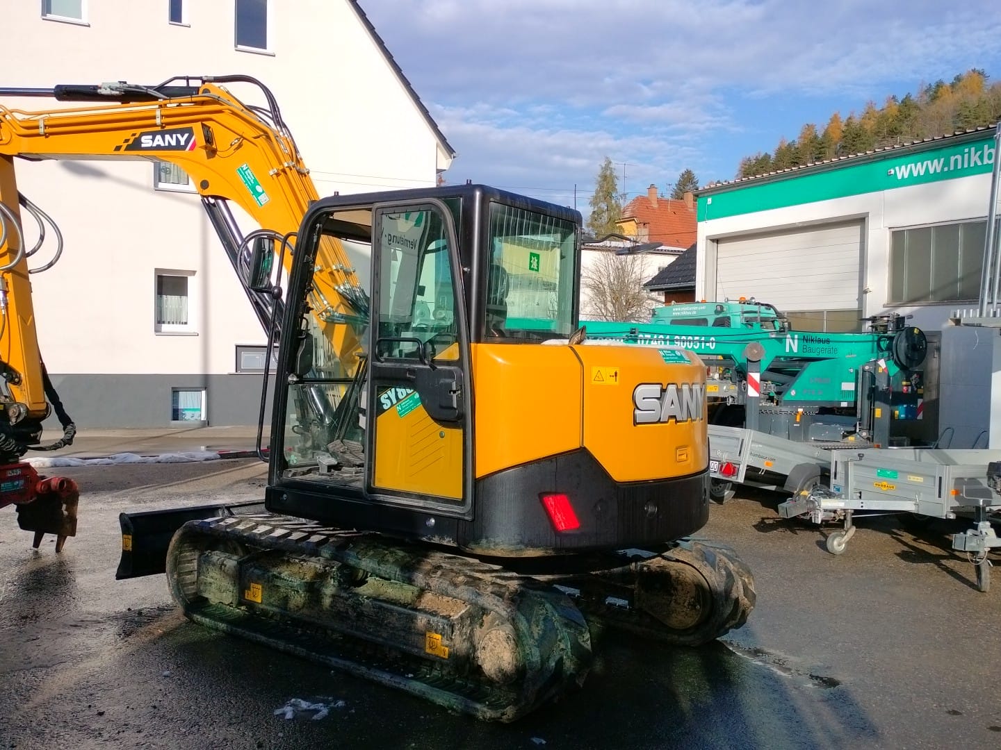 Minibagger SANY SY 80U inkl. Löffelpaket Minibagger SANY SY 80U inkl. Löffelpaket gebraucht kaufen