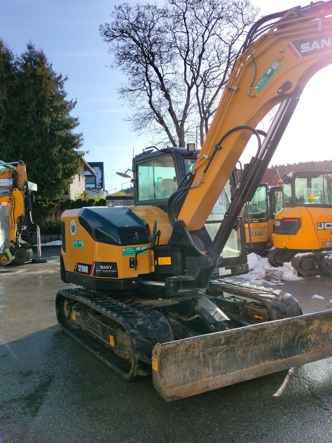 Minibagger SANY SY 80U inkl. Löffelpaket Minibagger SANY SY 80U inkl. Löffelpaket gebraucht kaufen