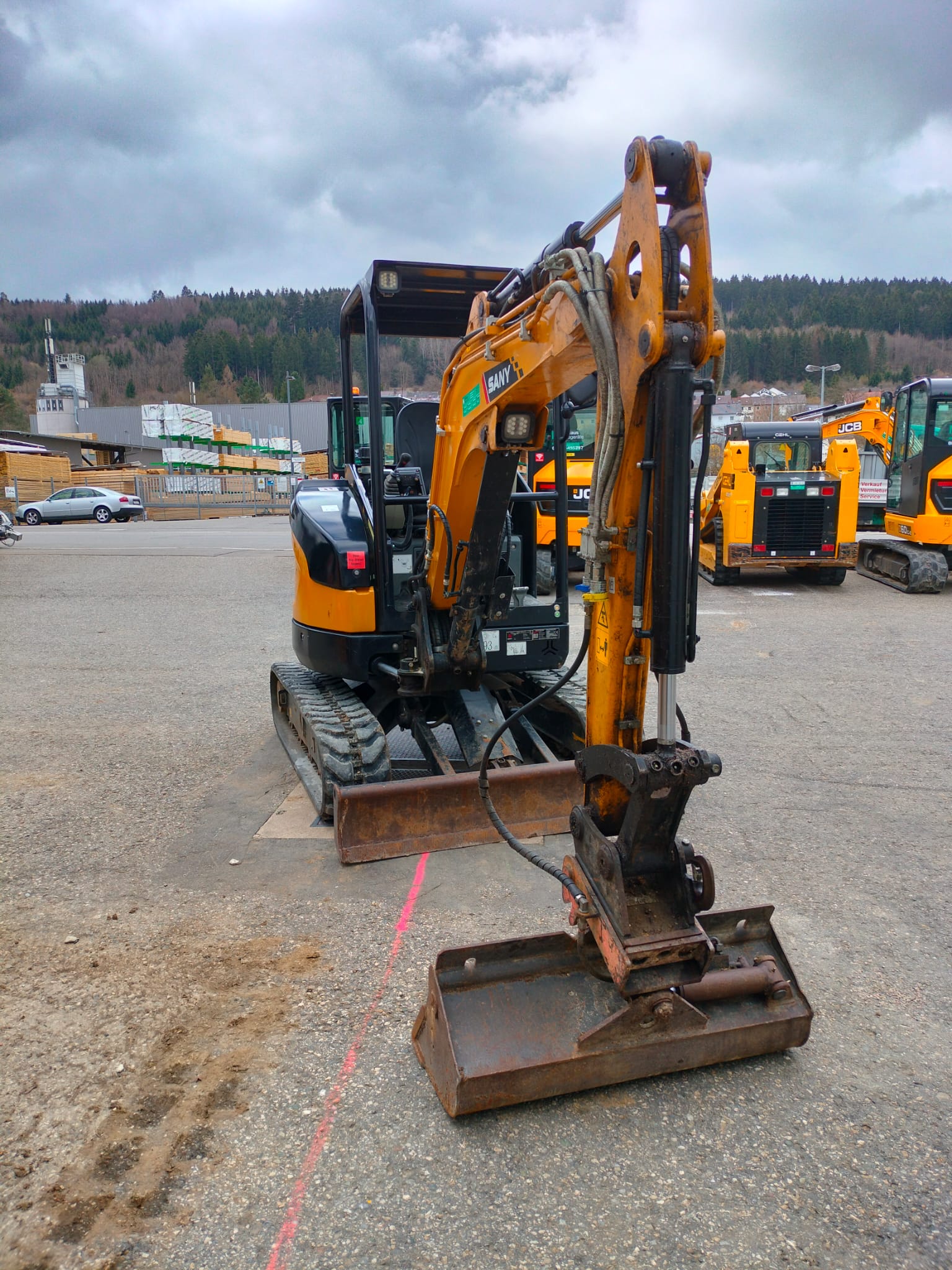 Minibagger SANY SY 26U Schutzdach Minibagger SANY SY 26U Schutzdach gebraucht kaufen