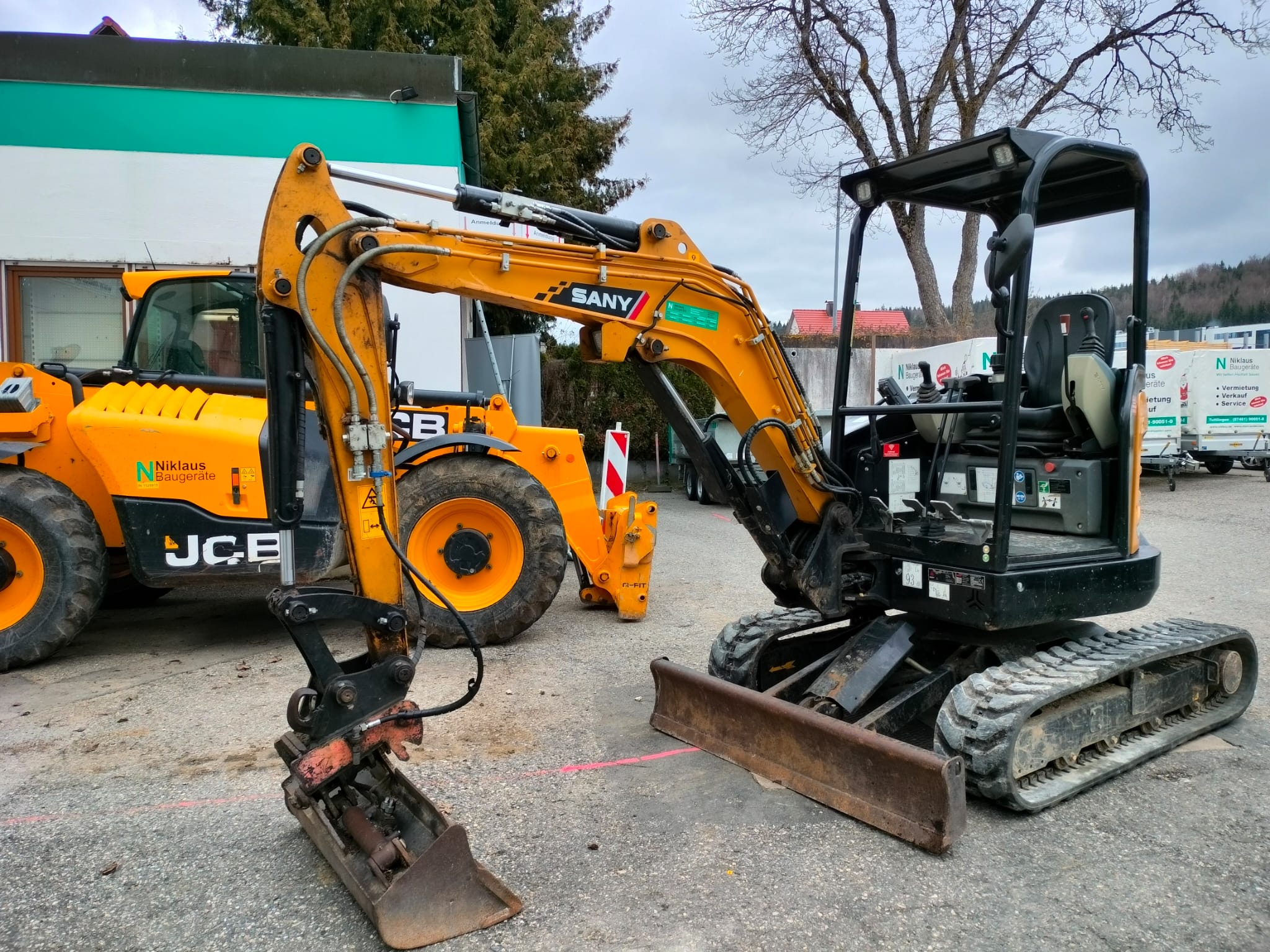 Minibagger SANY SY 26U Schutzdach Minibagger SANY SY 26U Schutzdach gebraucht kaufen