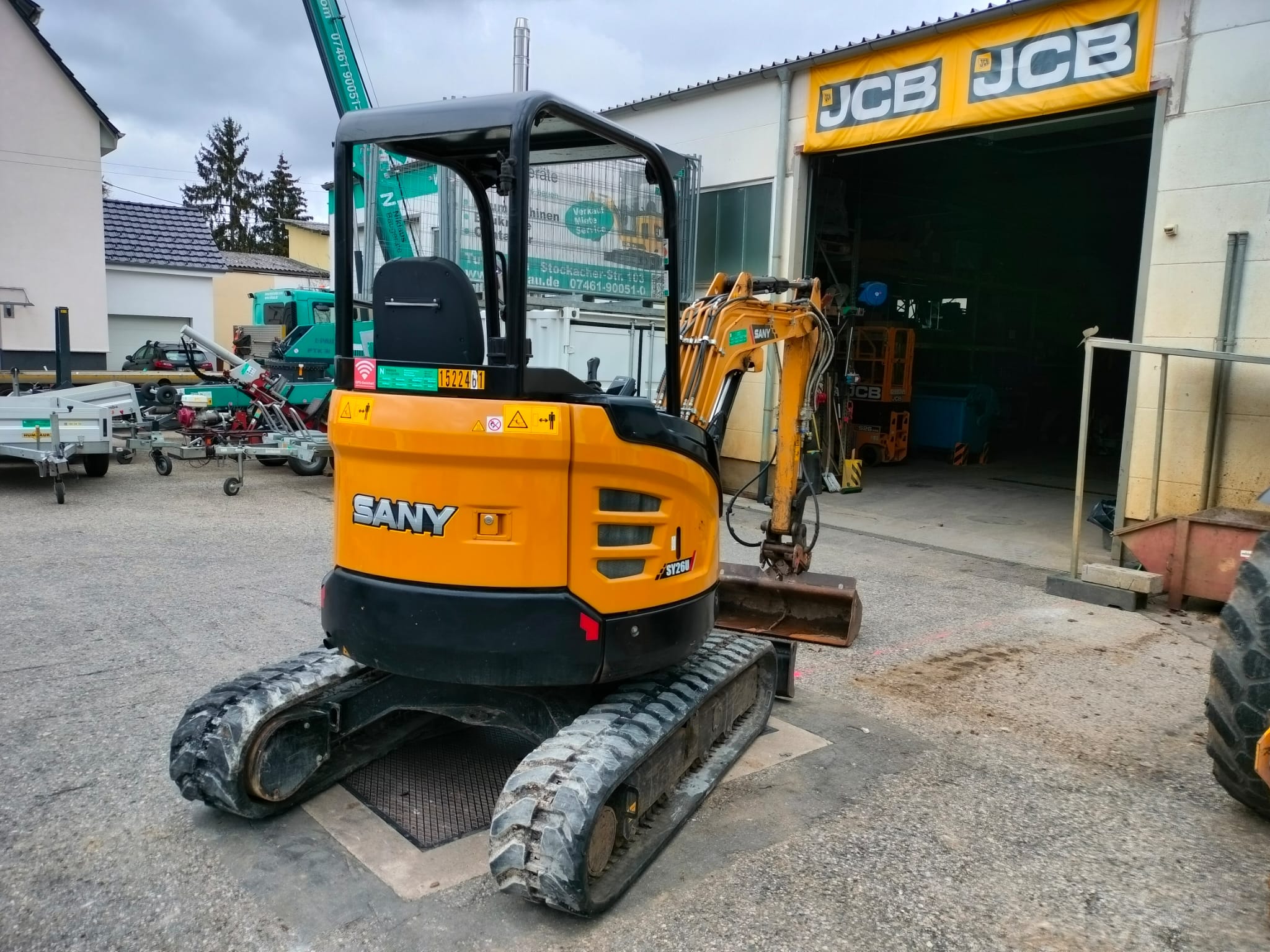 Minibagger SANY SY 26U Schutzdach Minibagger SANY SY 26U Schutzdach gebraucht kaufen