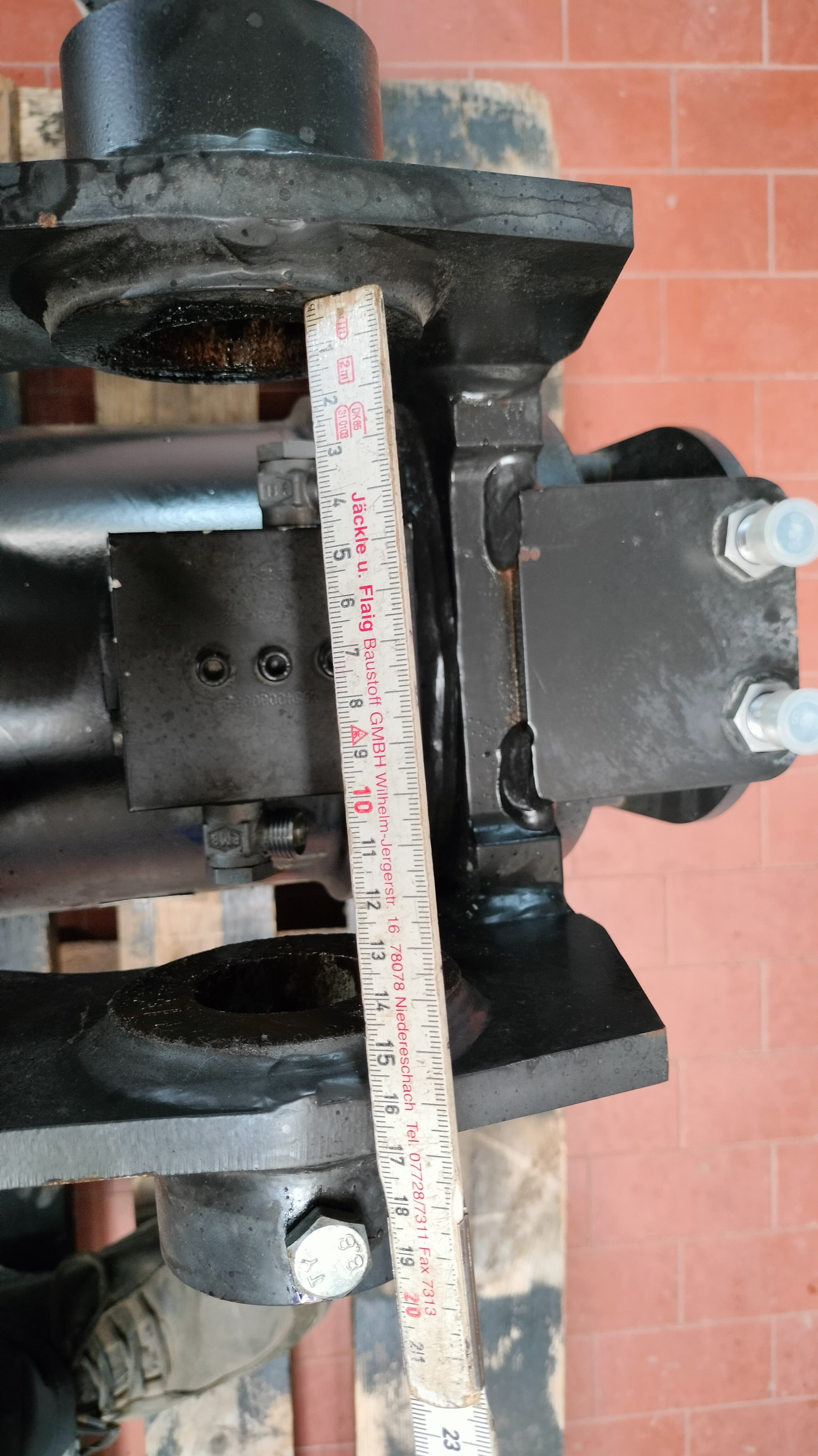 HKS Schwenkeinrichtung XTRA Tilt BVD 125 passend JCB 5-6 t HKS Schwenkeinrichtung "Powertilt" XTRA Tilt BVD 125 passend JCB 5-6 t