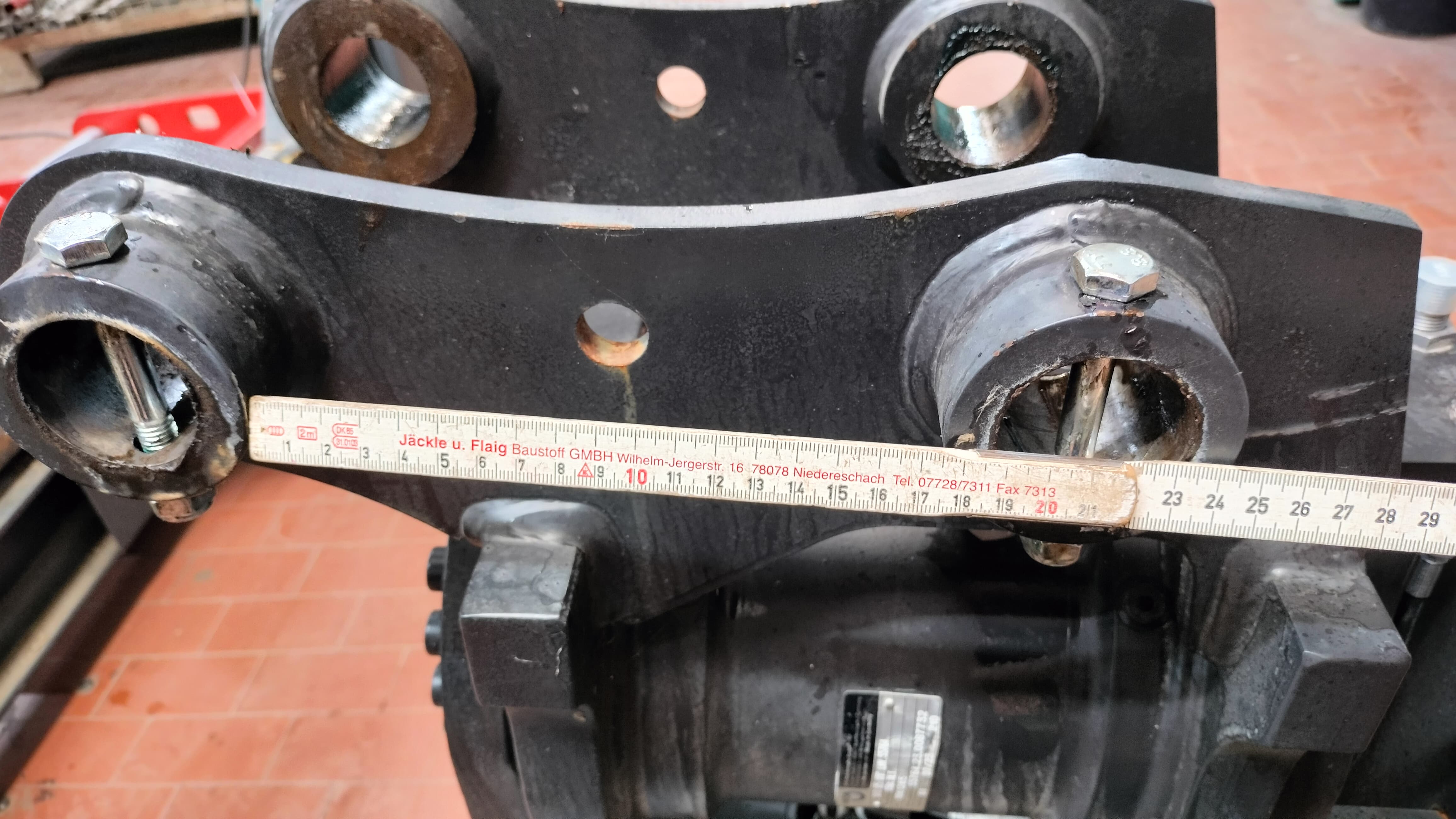 HKS Schwenkeinrichtung XTRA Tilt BVD 125 passend JCB 5-6 t HKS Schwenkeinrichtung "Powertilt" XTRA Tilt BVD 125 passend JCB 5-6 t