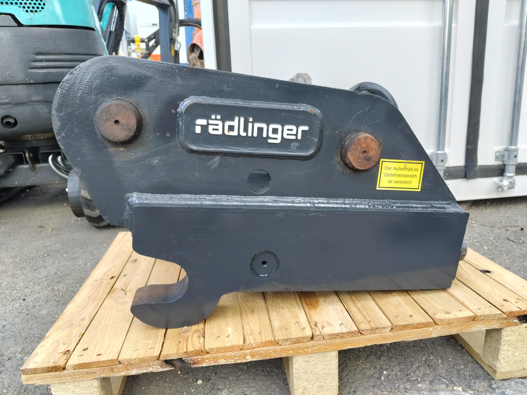 Rädlinger Schnellwechsler HS-10 hydraulisch passend JCB Rädlinger Schnellwechsler "Powertilt" HS-10 hydraulisch passend JCB gebraucht kaufen