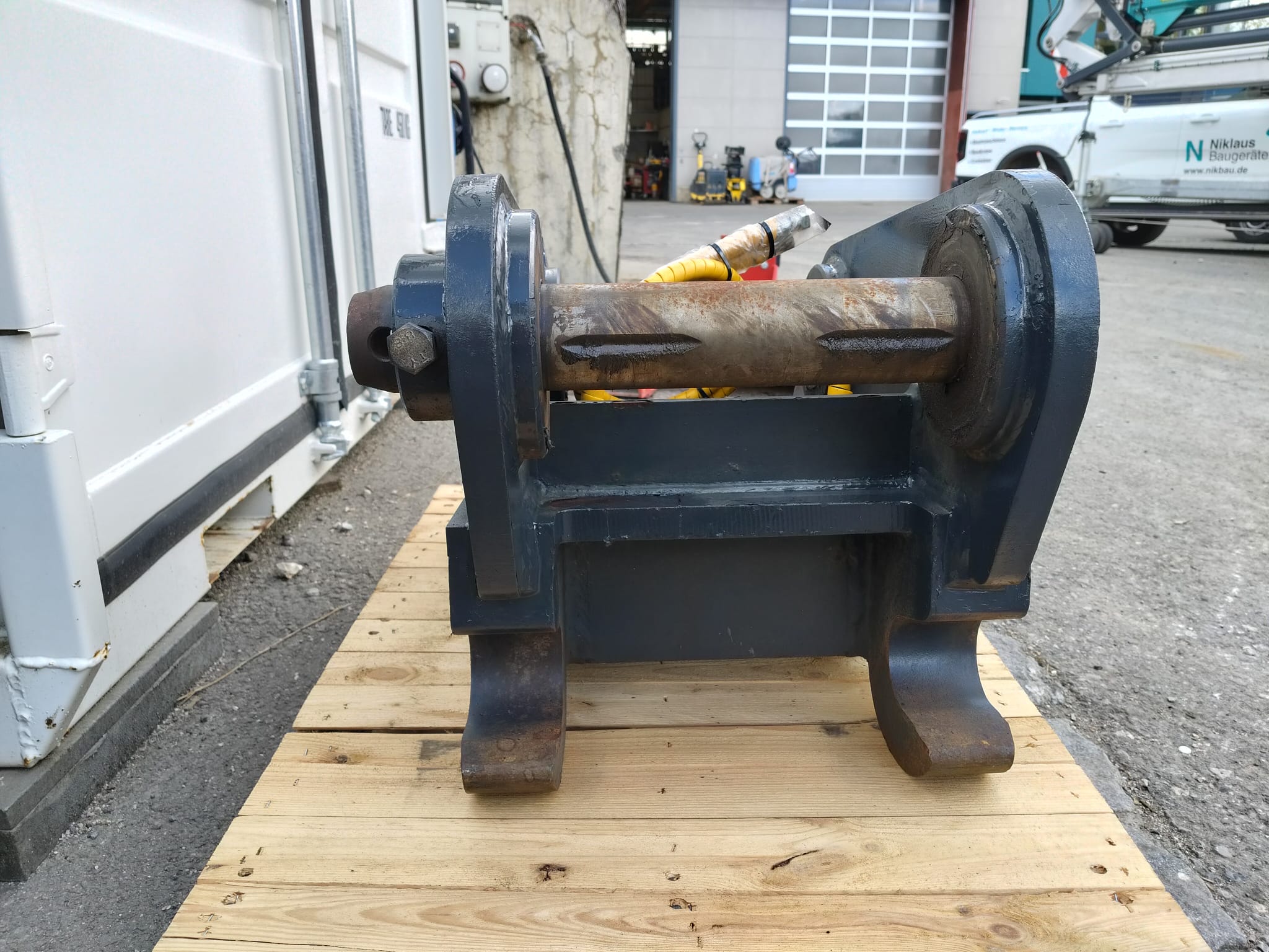 Rädlinger Schnellwechsler HS-10 hydraulisch passend JCB Rädlinger Schnellwechsler "Powertilt" HS-10 hydraulisch passend JCB gebraucht kaufen
