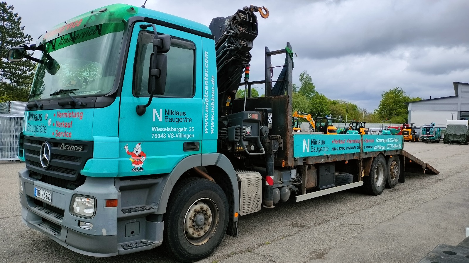 LKW Mercedes Benz Actros 2532L 930.1 mit Ladekran HIAB 288EP-5