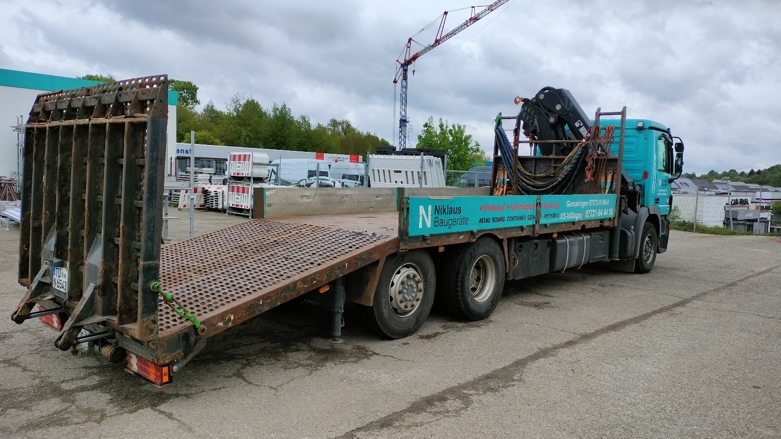 LKW Mercedes Benz Actros 2532L 930.1 mit Ladekran HIAB 288EP-5 gebraucht kaufen
