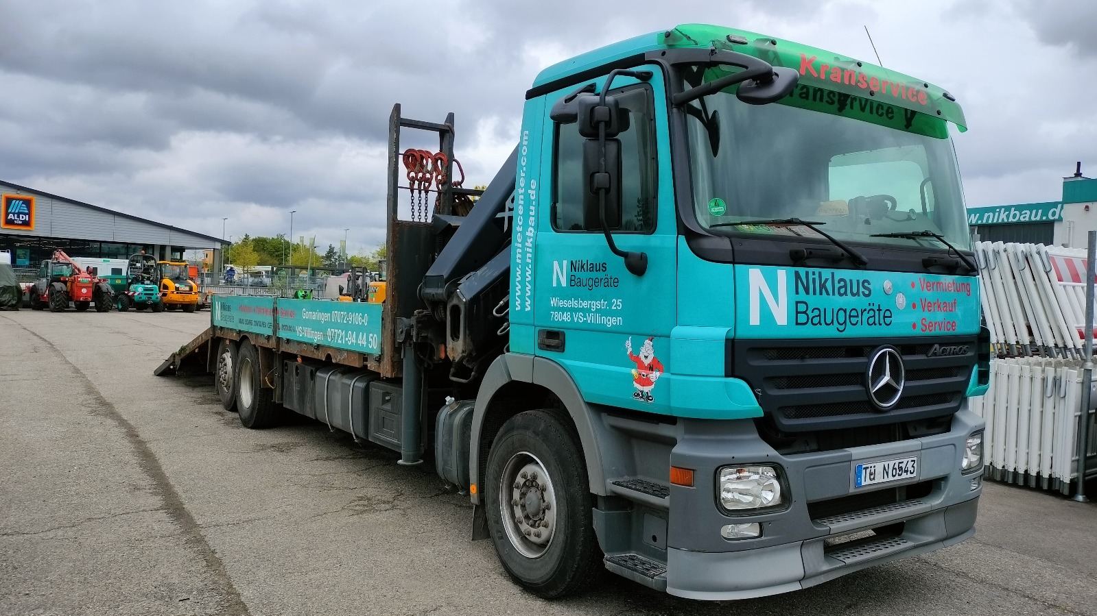LKW Mercedes Benz Actros 2532L 930.1 mit Ladekran HIAB 288EP-5 gebraucht kaufen