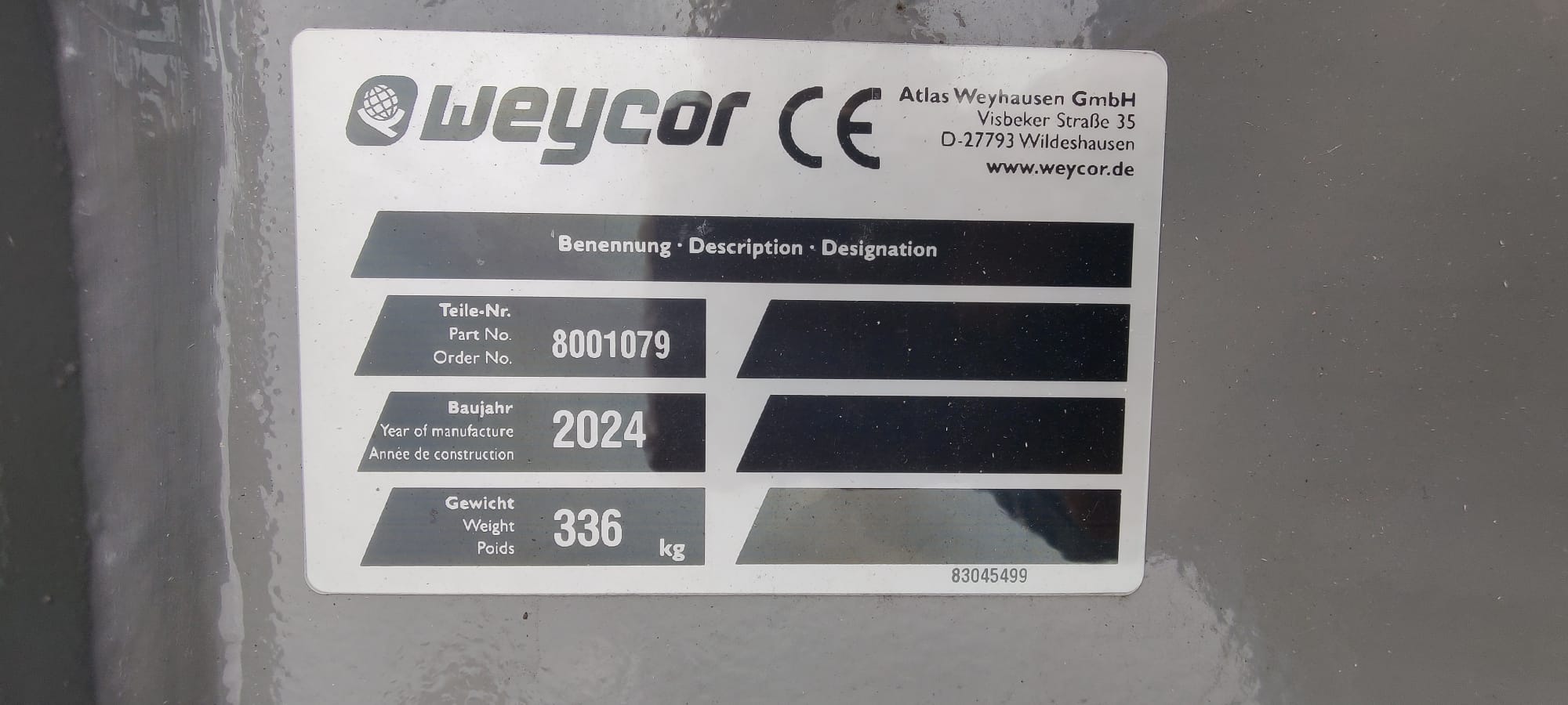 WEYCOR Ladeschaufel mit Zähne 1,0 cbm für Weycor AR 400, AR 420, AR 440, AR 480 WEYCOR Ladeschaufel mit Zähne 1,0 cbm für Weycor AR 400, AR 420, AR 440, AR 480 gebraucht kaufen
