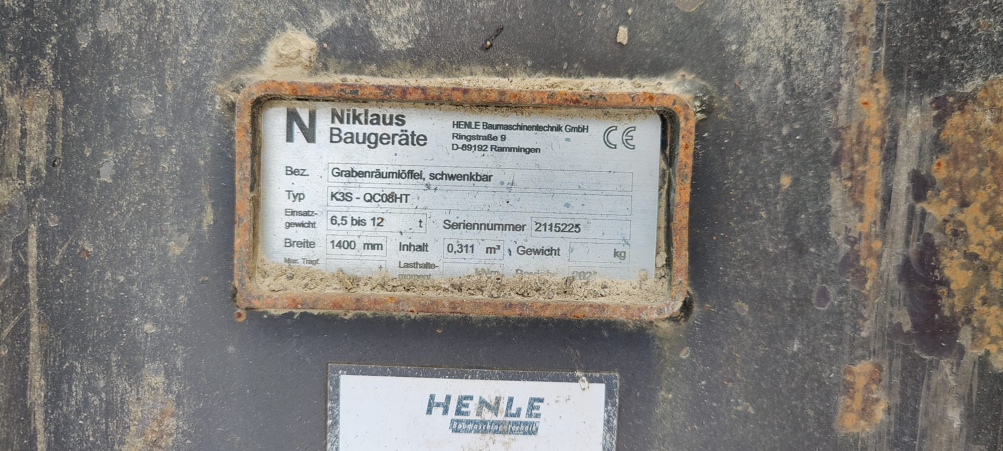 Grabenräumlöffel schwenkbar 1400 mm kaufen