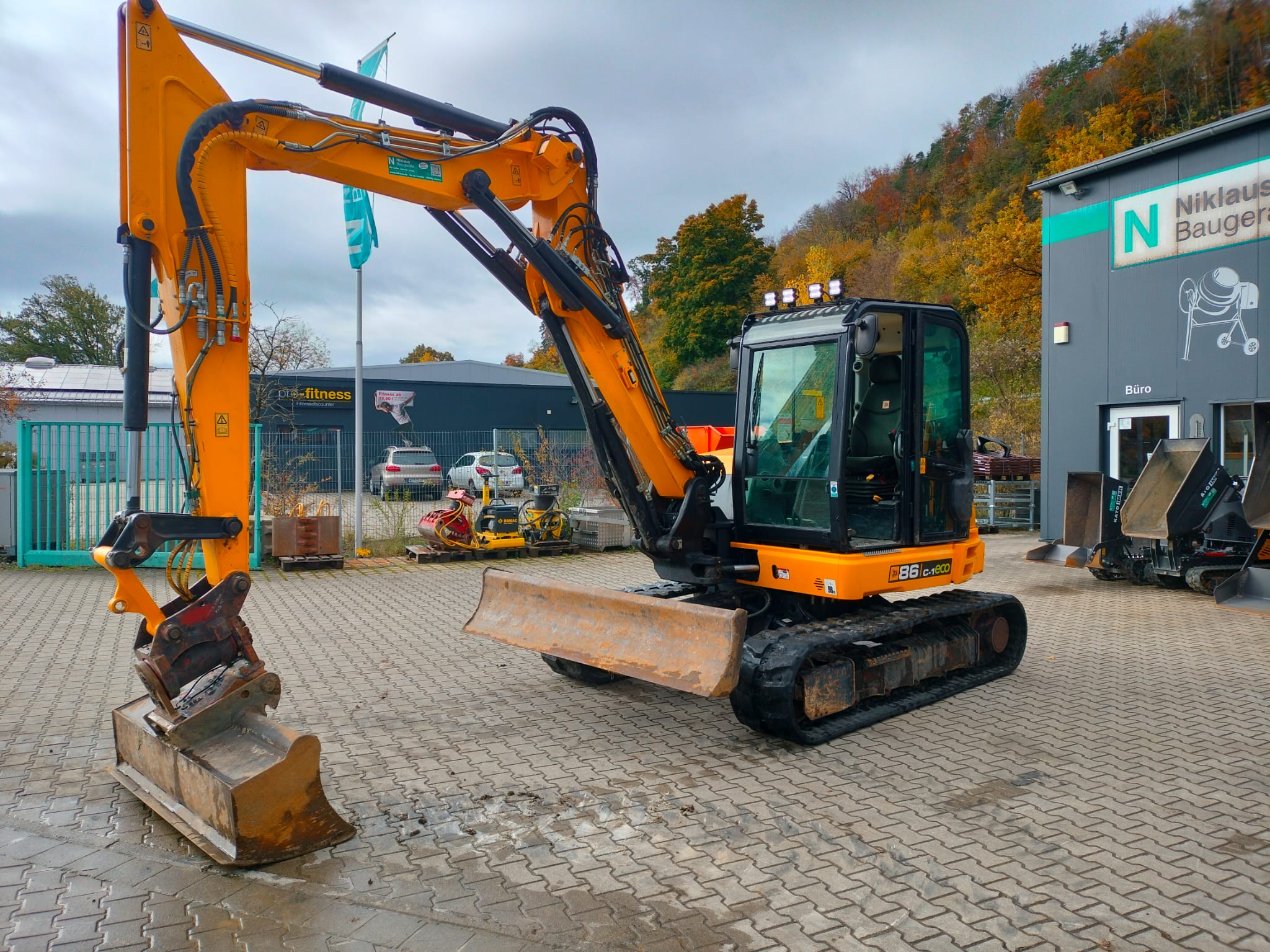 Minibagger JCB 86C-1 TAB Tilt