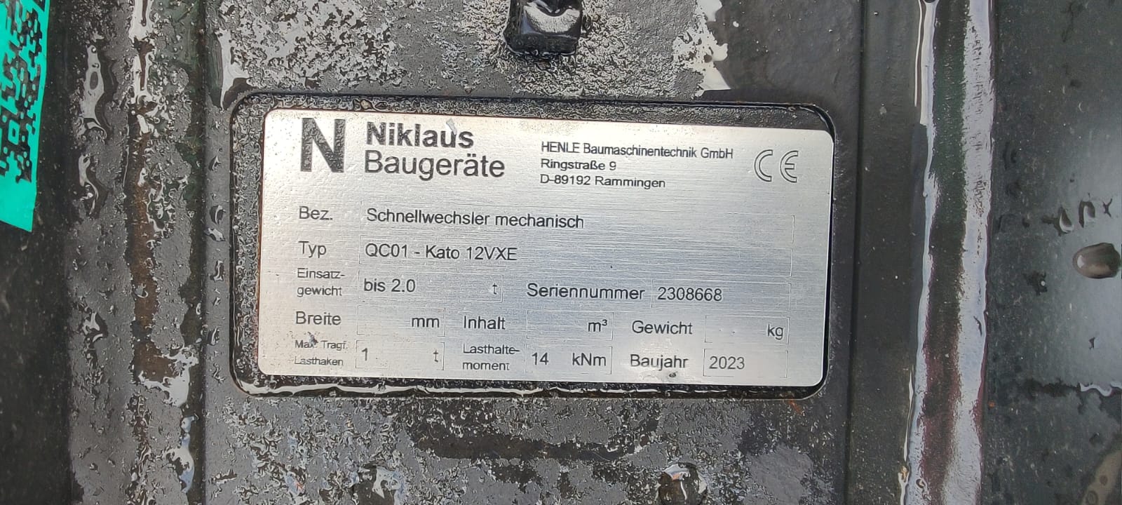 Schnellwechsler Henle QC01 mechanisch HS01