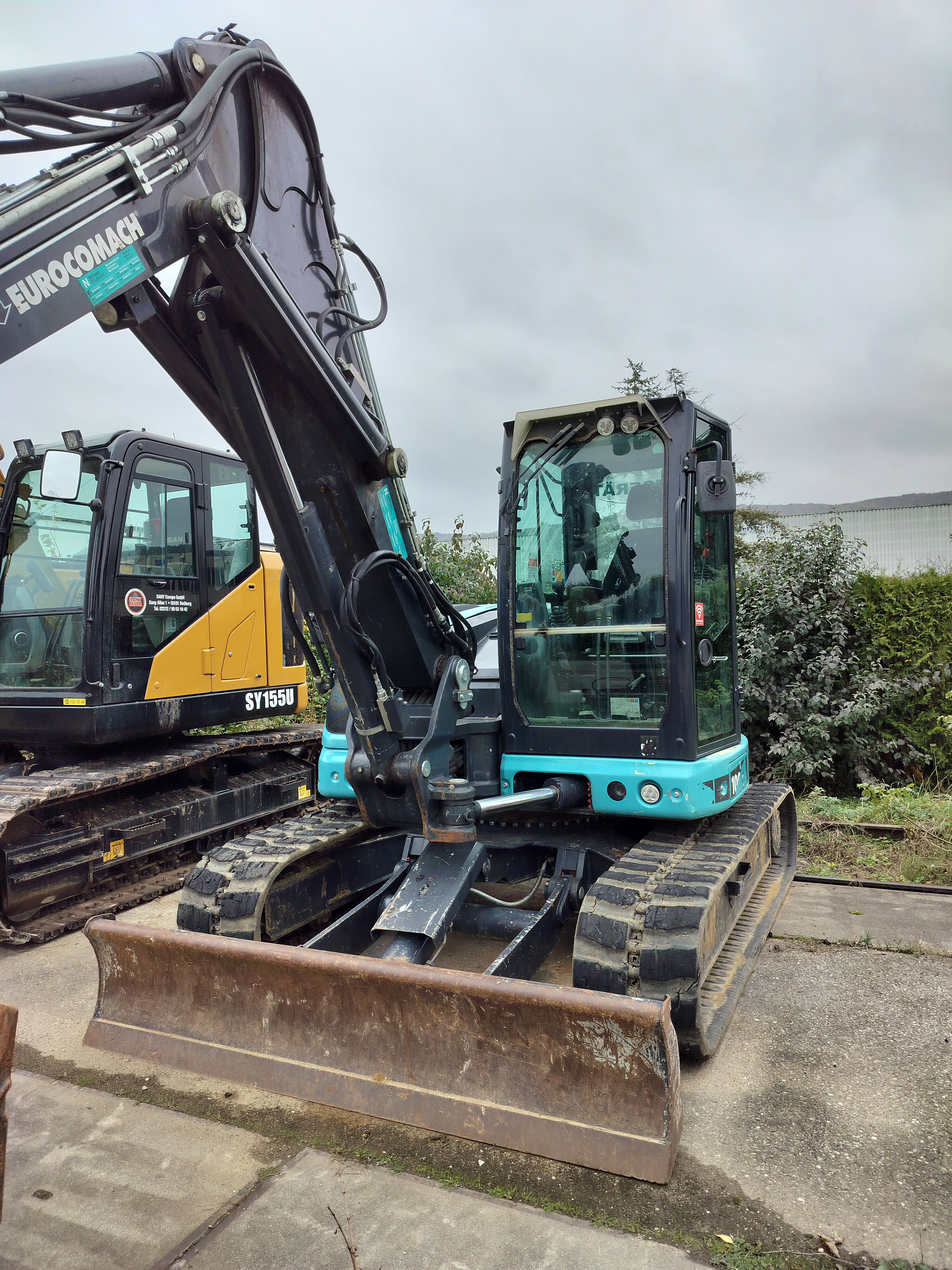 Minibagger EUROCOMACH ES 100TR Verstellausleger Minibagger EUROCOMACH ES 100TR Verstellausleger gebraucht kaufen