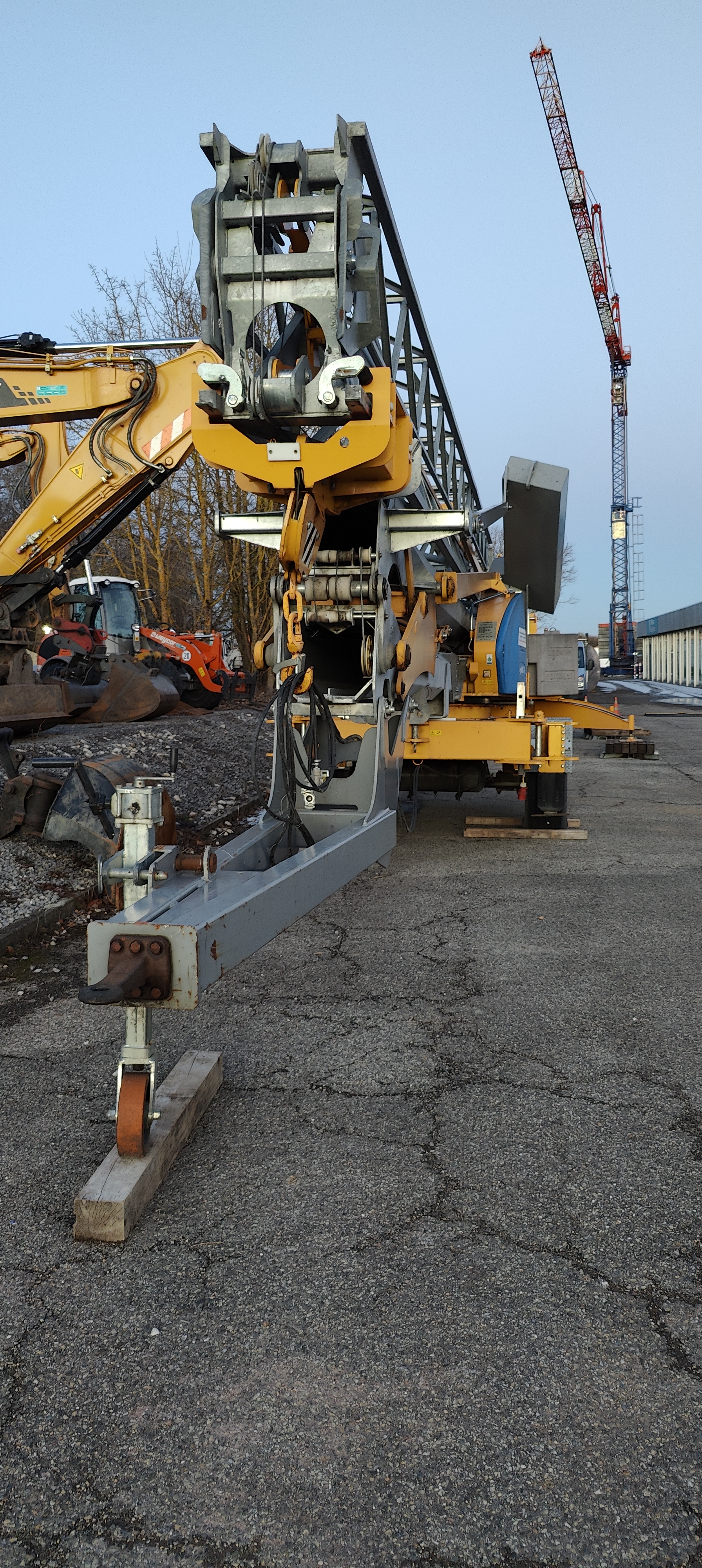 Schnellbaukran Potain MC 13 inkl. Transportachse Schnellbaukran Potain MC 13 inkl. Transportachse gebraucht kaufen