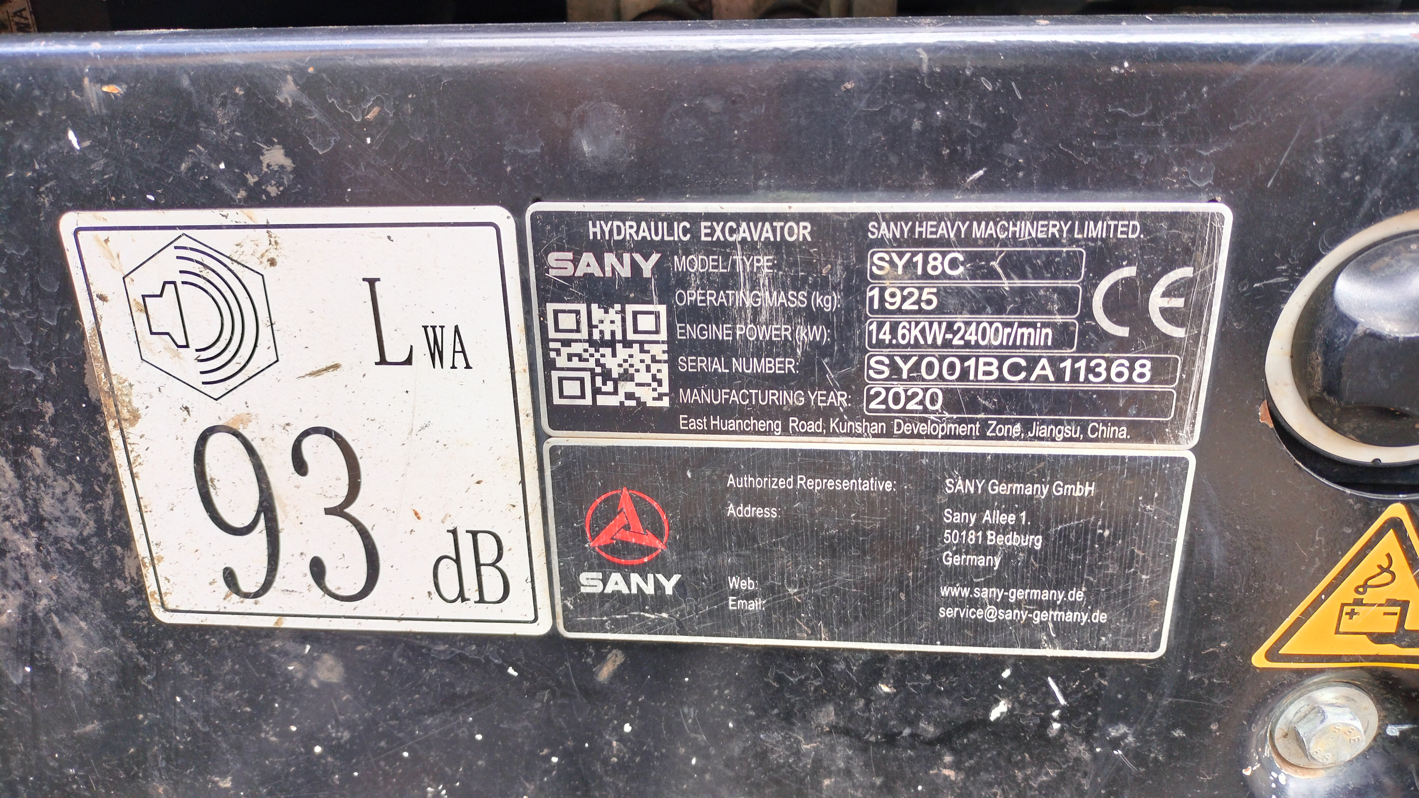 Minibagger SANY SY 18C Minibagger SANY SY 18C gebraucht kaufen