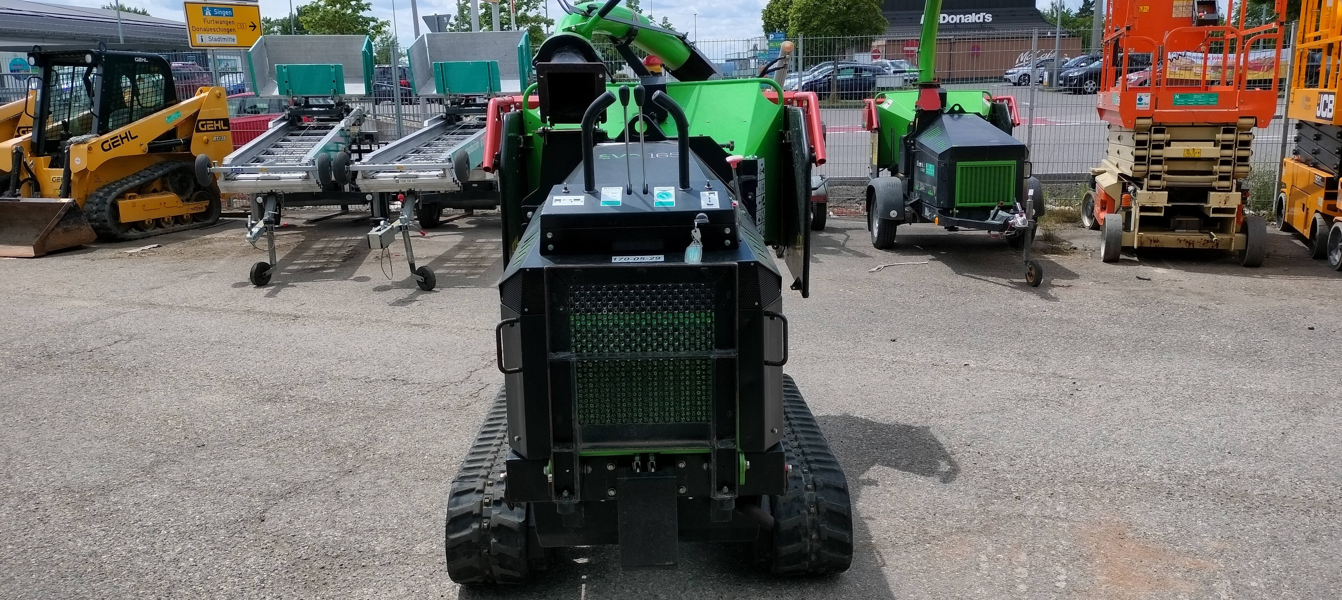Raupenhäcksler GreenMech EVO 165DT