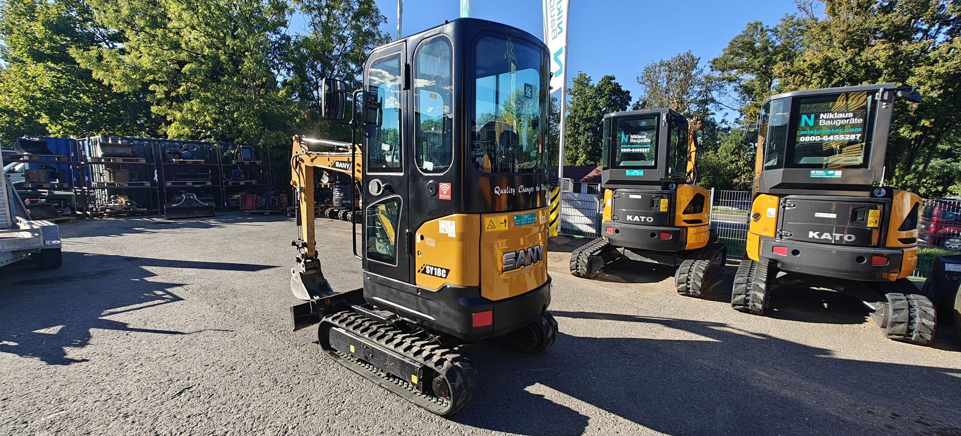 Minibagger SANY SY 18C gebraucht kaufen
