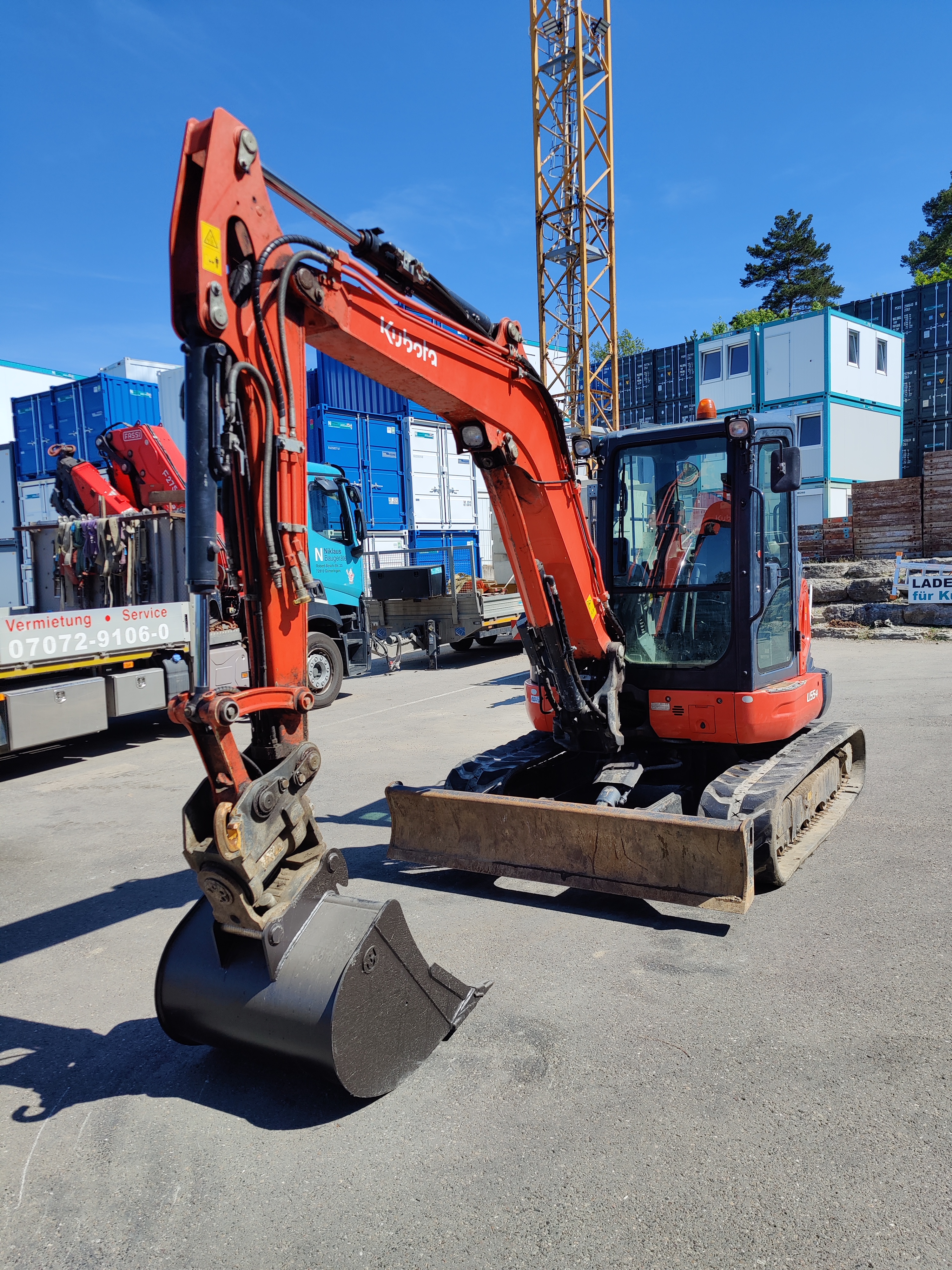 Minibagger Kubota U55-4 Tilt Minibagger Kubota U55-4 mit Powertilt gebraucht kaufen