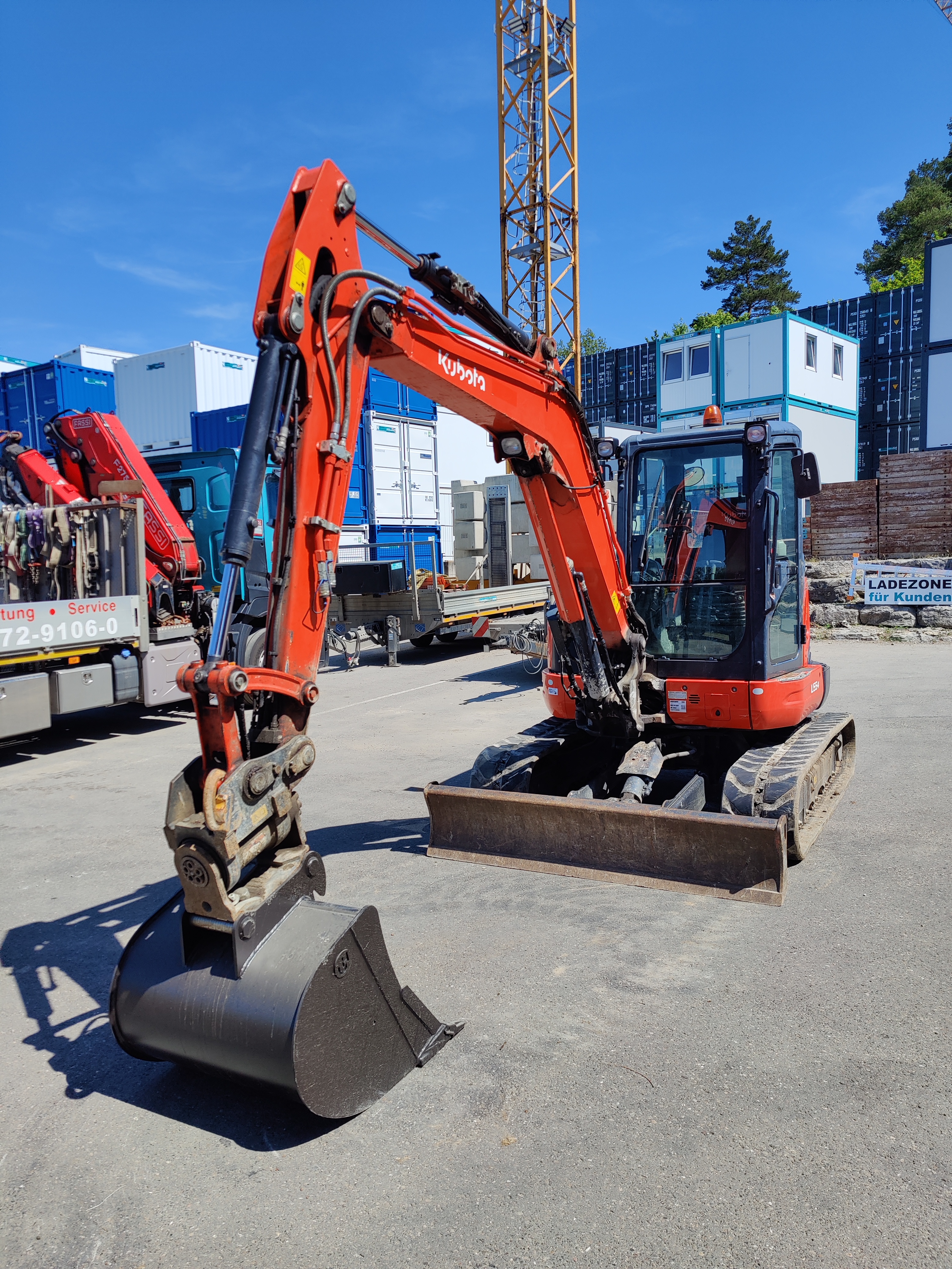 Minibagger Kubota U55-4 Tilt Minibagger Kubota U55-4 mit Powertilt gebraucht kaufen