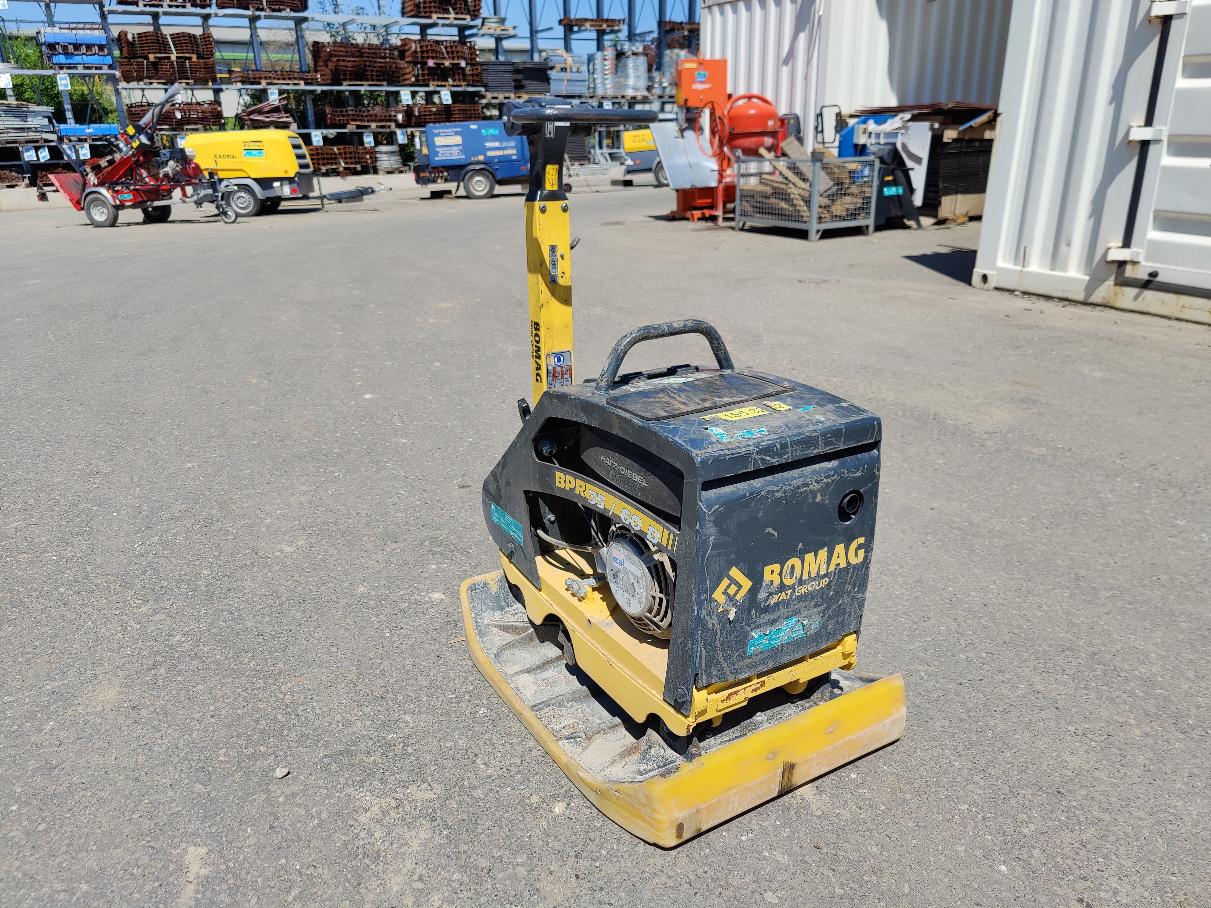 Rüttelplatte BOMAG BPR 35/60 D/H Stoneguard Rüttelplatte BOMAG BPR 35/60 D/H Stoneguard gebraucht kaufen