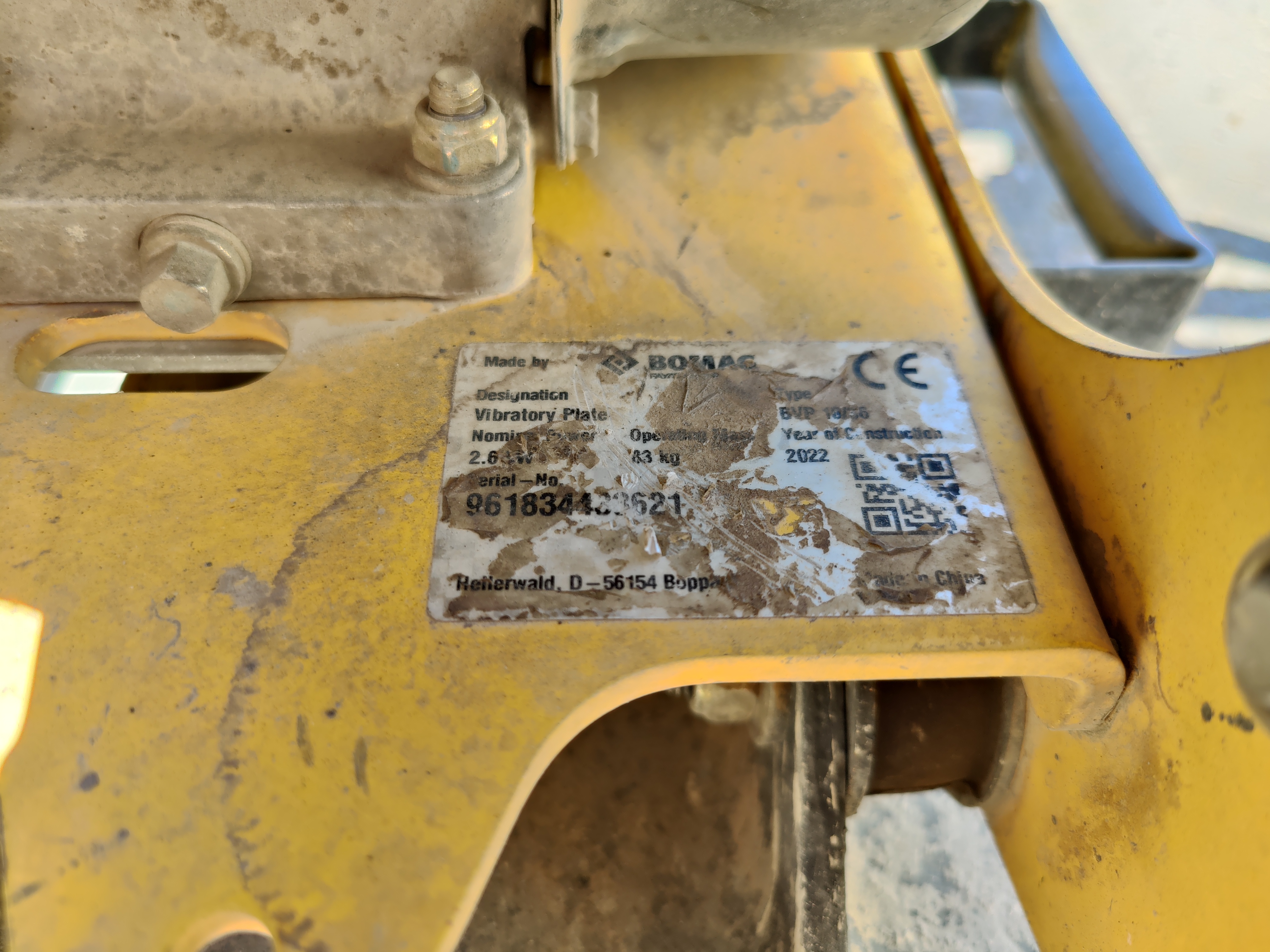 Rüttelplatte Bomag BVP 10/36 Benzin gebraucht kaufen