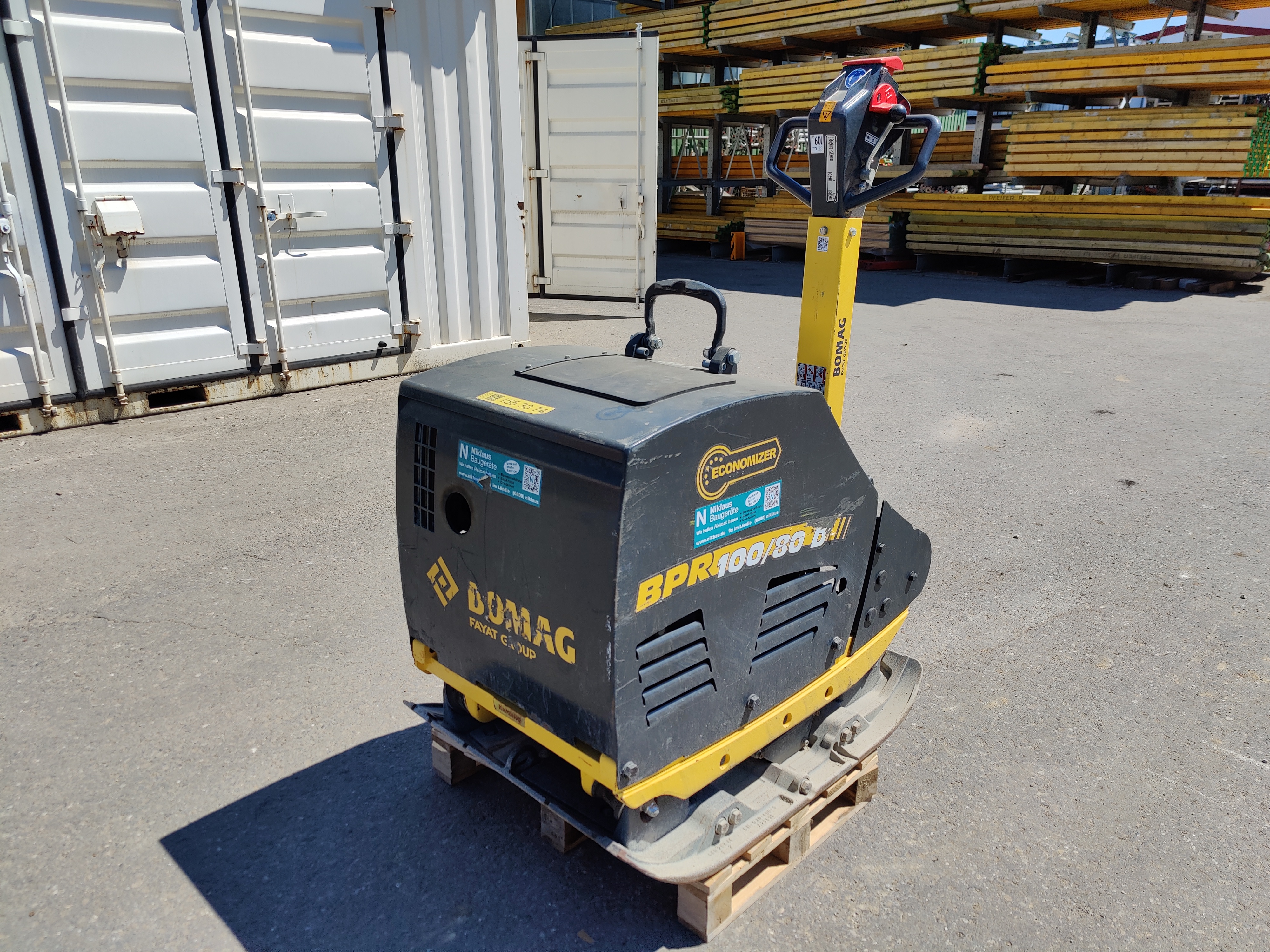 Rüttelplatte BOMAG BPR 100/80 D mit Economizer (Verdichtungsanzeige) Rüttelplatte BOMAG BPR 100/80 D mit Economizer (Verdichtungsanzeige) gebraucht kaufen