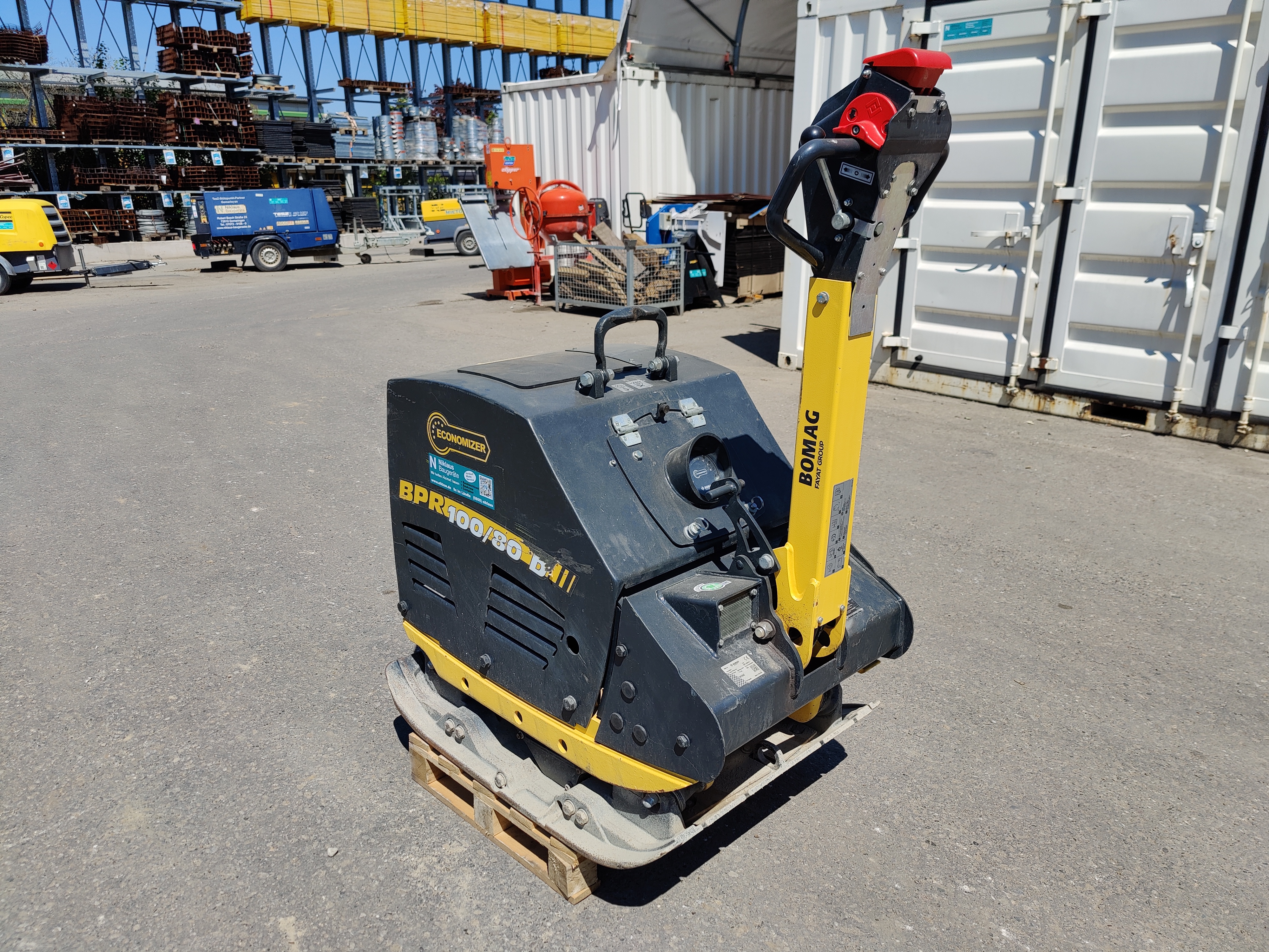 Rüttelplatte BOMAG BPR 100/80 D mit Economizer (Verdichtungsanzeige) Rüttelplatte BOMAG BPR 100/80 D mit Economizer (Verdichtungsanzeige) gebraucht kaufen
