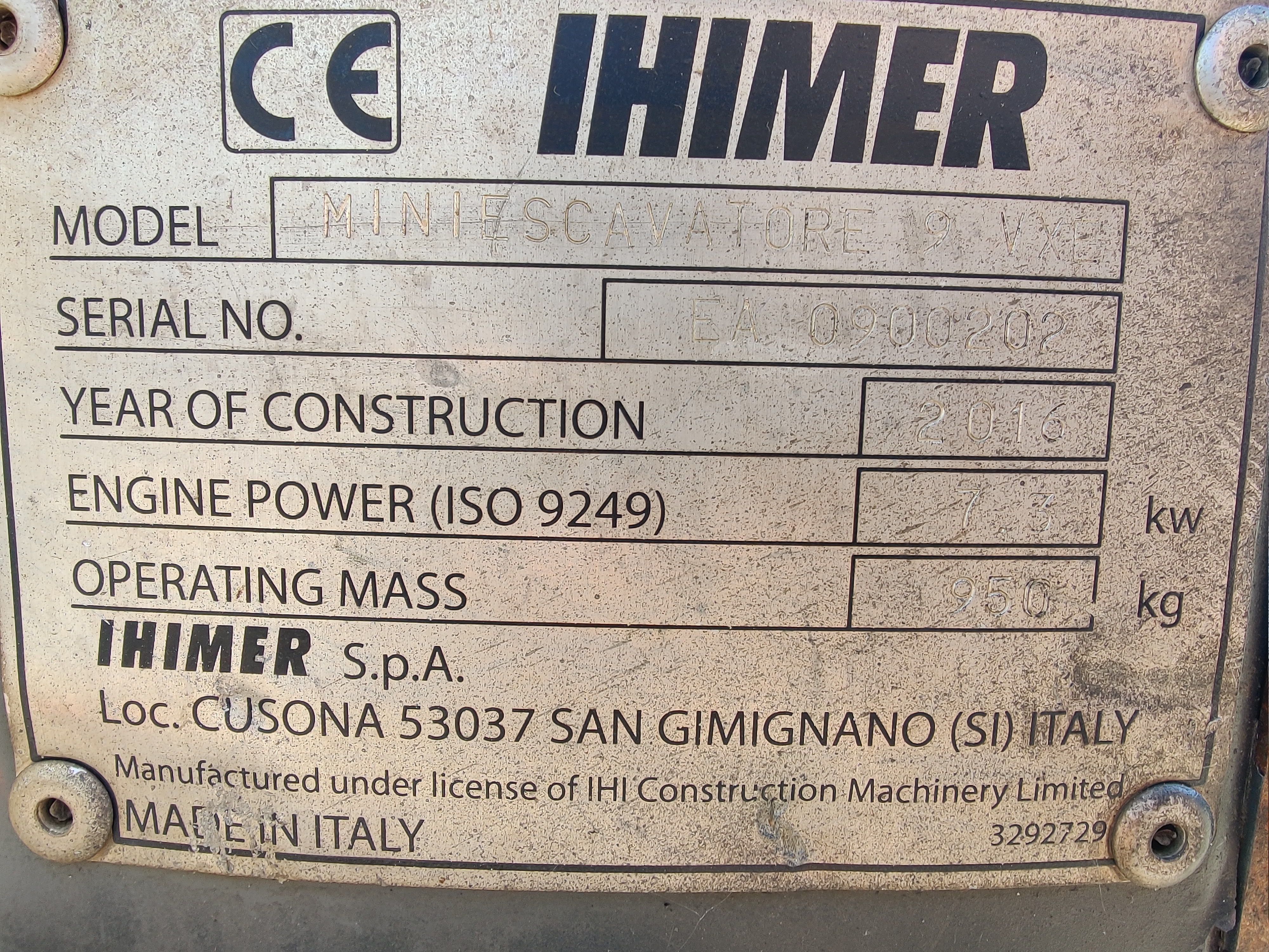 Minibagger Kato 9 VXE  Minibagger Kato (IHI) 9 VXE gebraucht kaufen