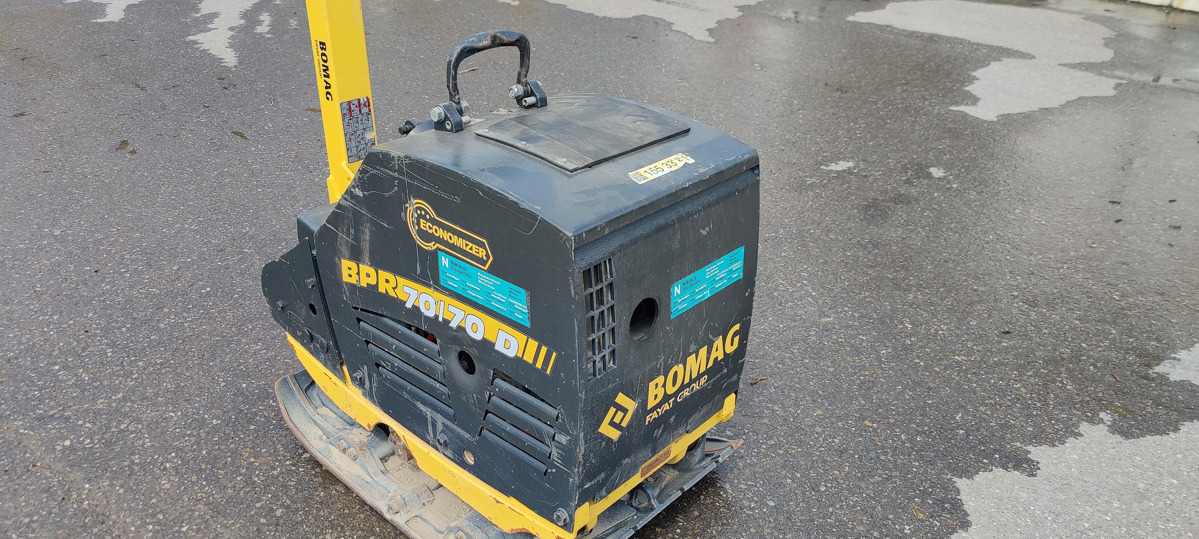 Rüttelplatte Bomag 70/70 D mit Economizer (Verdichtungsanzeige) und Tipcontrol Rüttelplatte Bomag 70/70 D mit Economizer (Verdichtungsanzeige) und Tipcontrol gebraucht kaufen