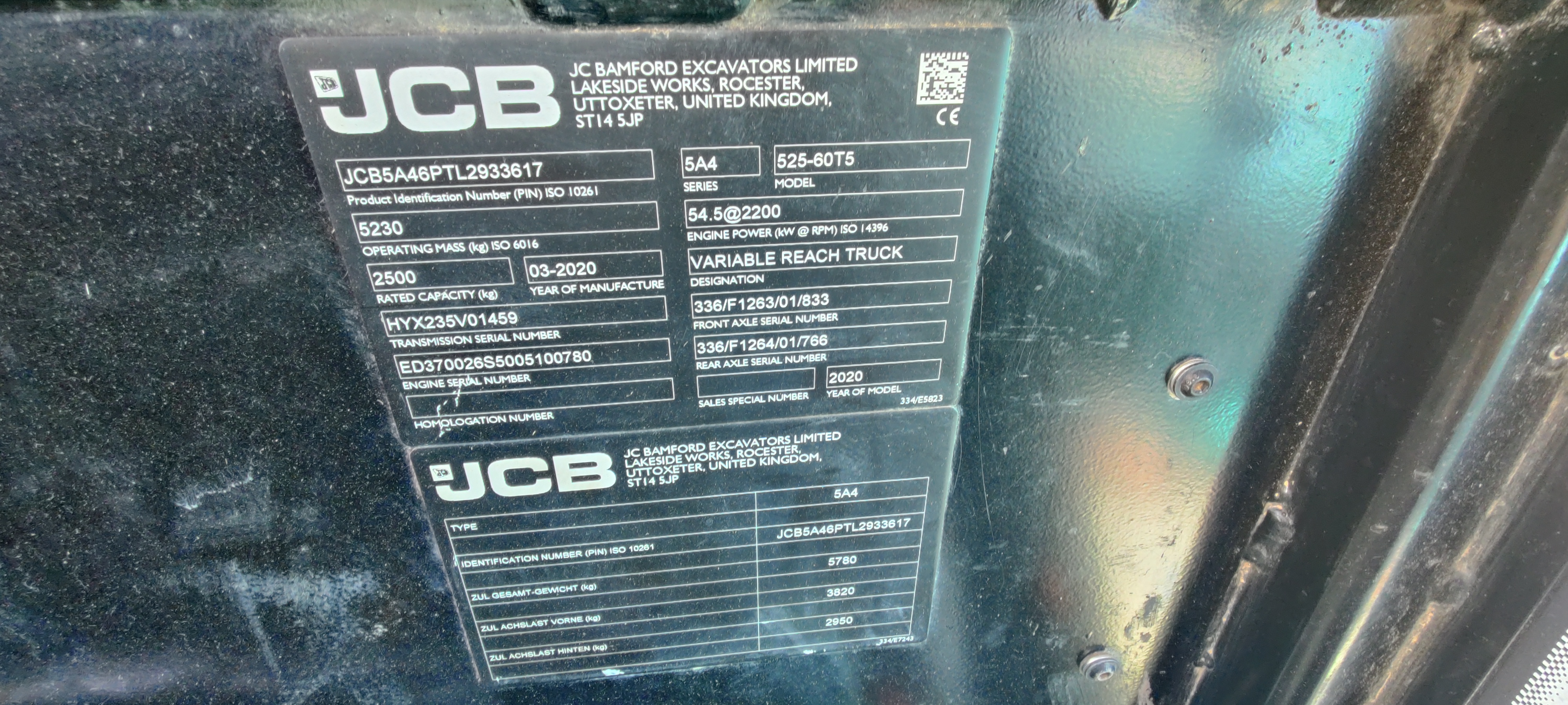 Teleskoplader JCB 525-60 Hi-Viz T5 gebraucht kaufen