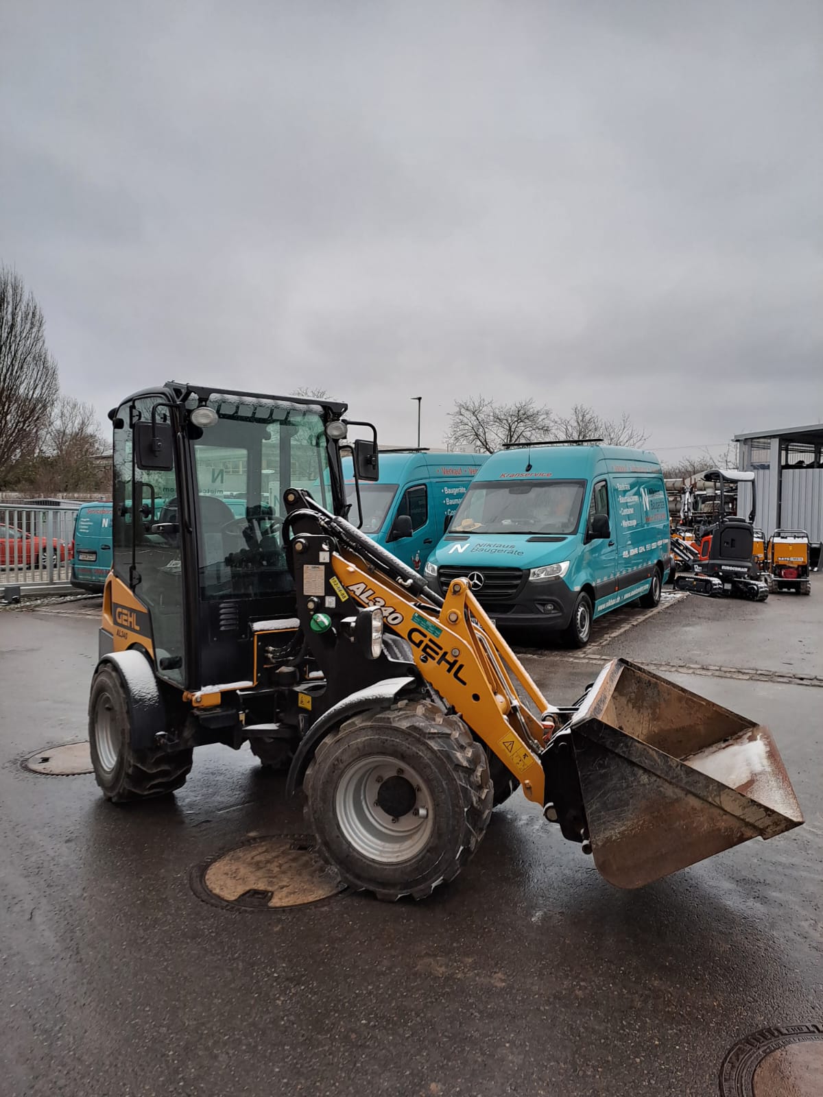 Hoflader Gehl 340 mit Kabine gebraucht
