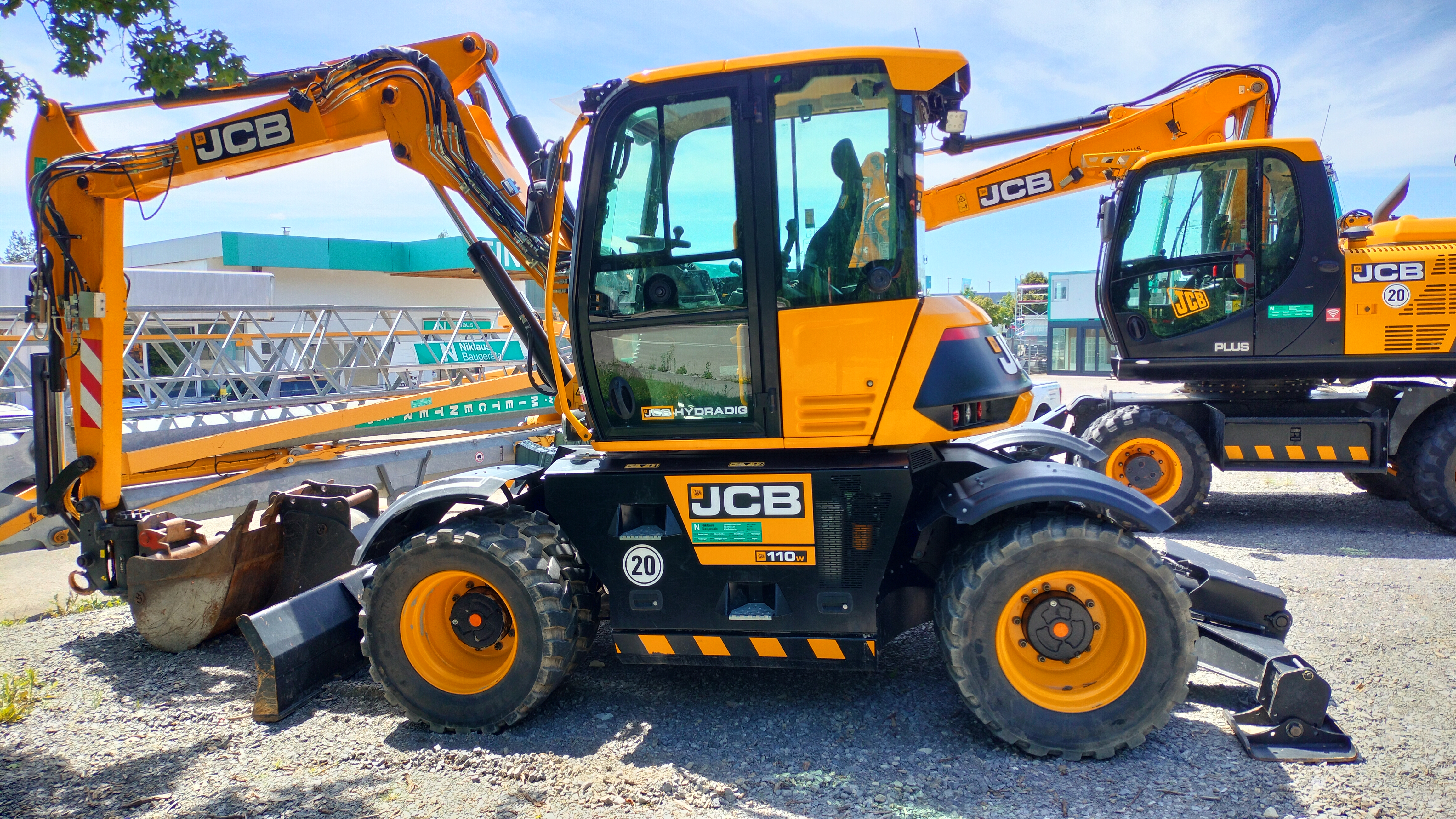 Mobilbagger Hydradig JCB 110W Tilt Mobilbagger Hydradig JCB 110W mit Powertilt gebraucht kaufen