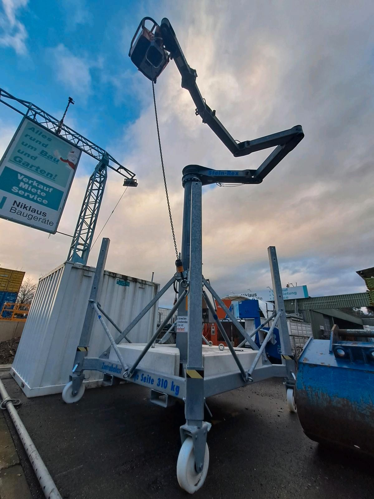 Mauerkran kaufen Minikran Stein-Rex 2.0 kaufen