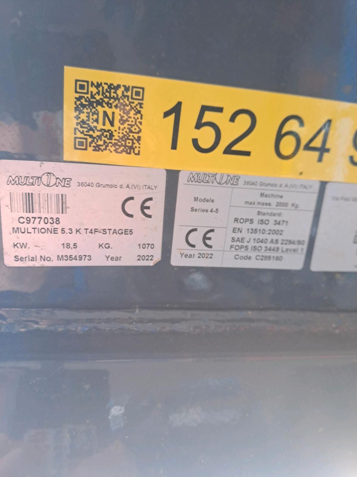 Radlader/Knicklader/Hoflader MultiOne 5.3 Radlader/Knicklader/Hoflader MultiOne 5.3 gebraucht kaufen