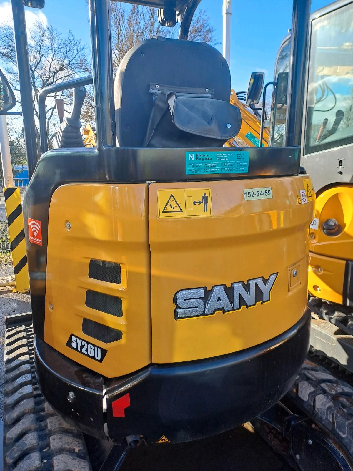 SANY SY 26U gebraucht kaufen / Minibagger bei Niklaus Baugeräte kaufen