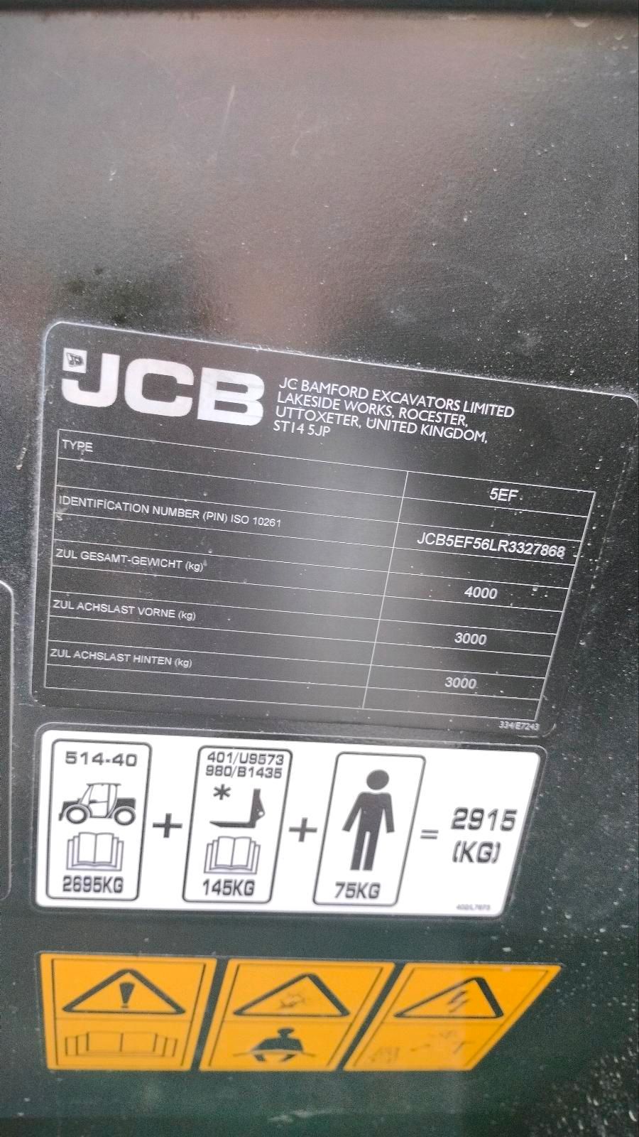 Teleskoplader kaufen Teleskoplader JCB 514-40 Vorführgerät kaufen